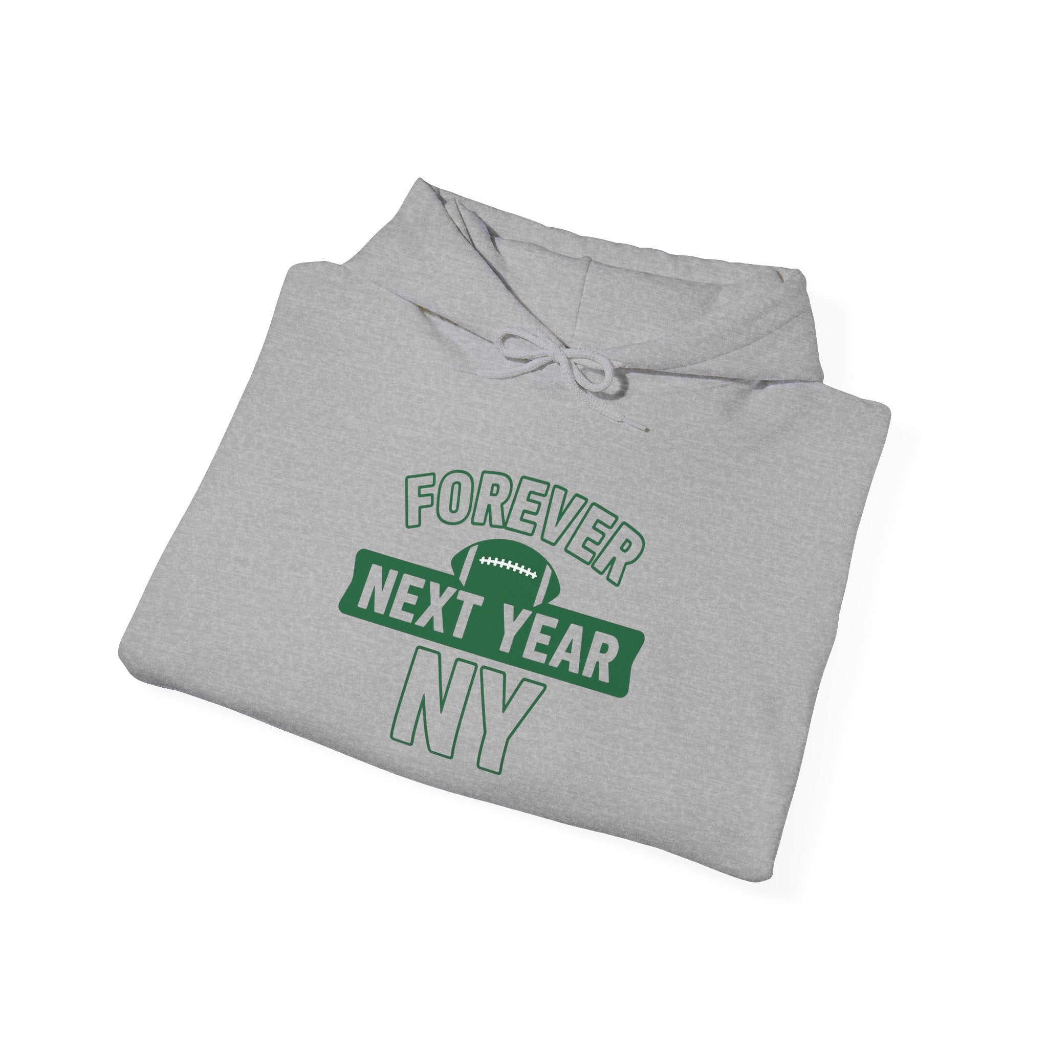 Hoodie - Football Edition, Black and Green, White and Green, Unisex Sweatshirt, Gift for Fans, Cozy Fall Hoodie, Forever Next Year NY™