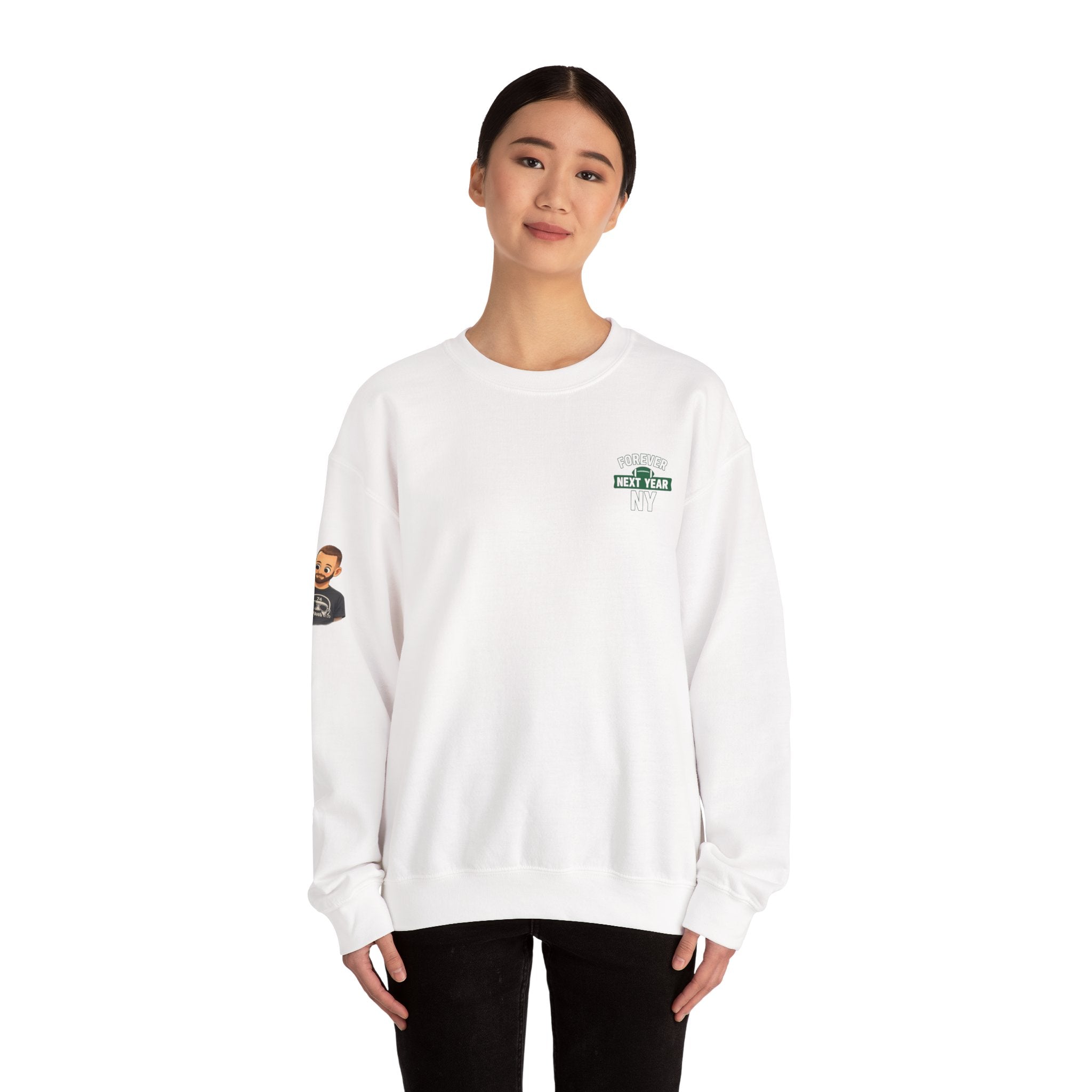 Jax and The Jets Crewneck Sweatshirt Black and White, Basketball Fan, Cozy Unisex Sweatshirt, Sports Apparel, Gift for Him/Her, Casual Wear, Football Fan Gear