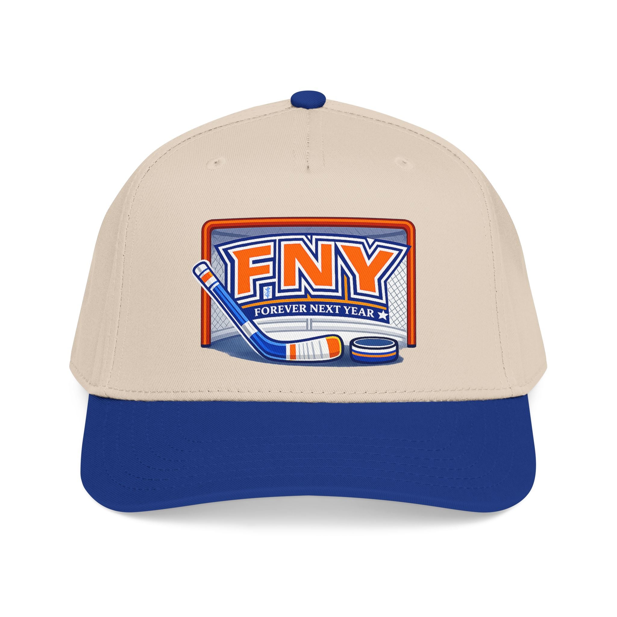 NY Hockey, Orange, White, and Blue, FNY Hat