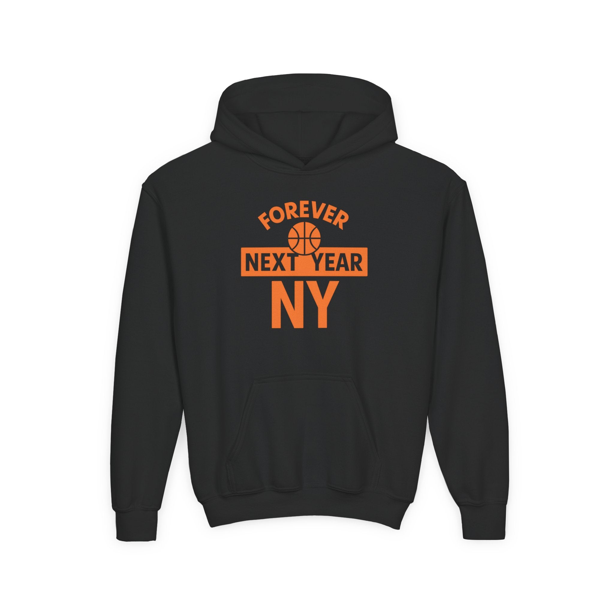 Youth Hoodie - "Forever Next Year NY" Basketball Fan Pullover