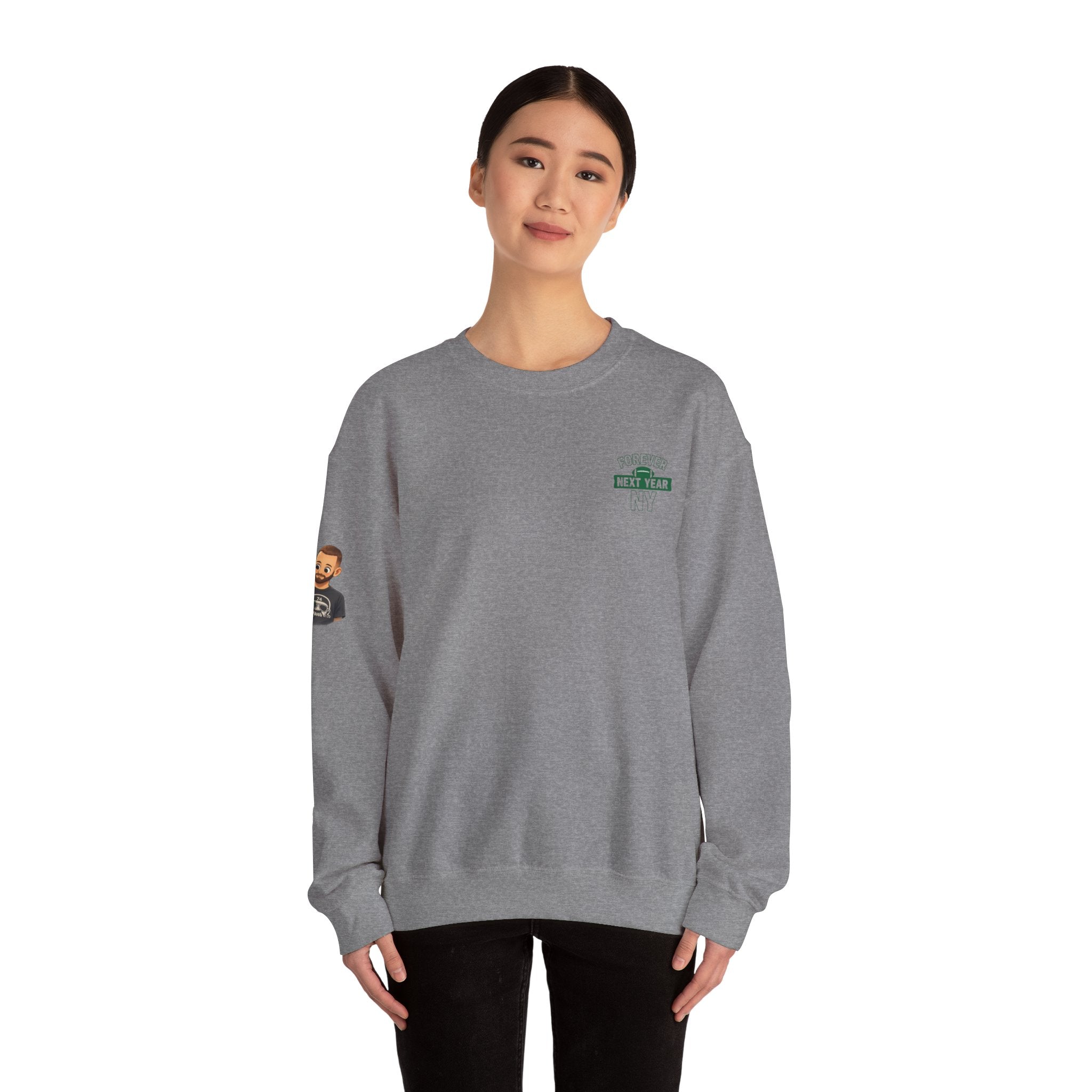 Jax and The Jets Crewneck Sweatshirt Black and White, Basketball Fan, Cozy Unisex Sweatshirt, Sports Apparel, Gift for Him/Her, Casual Wear, Football Fan Gear