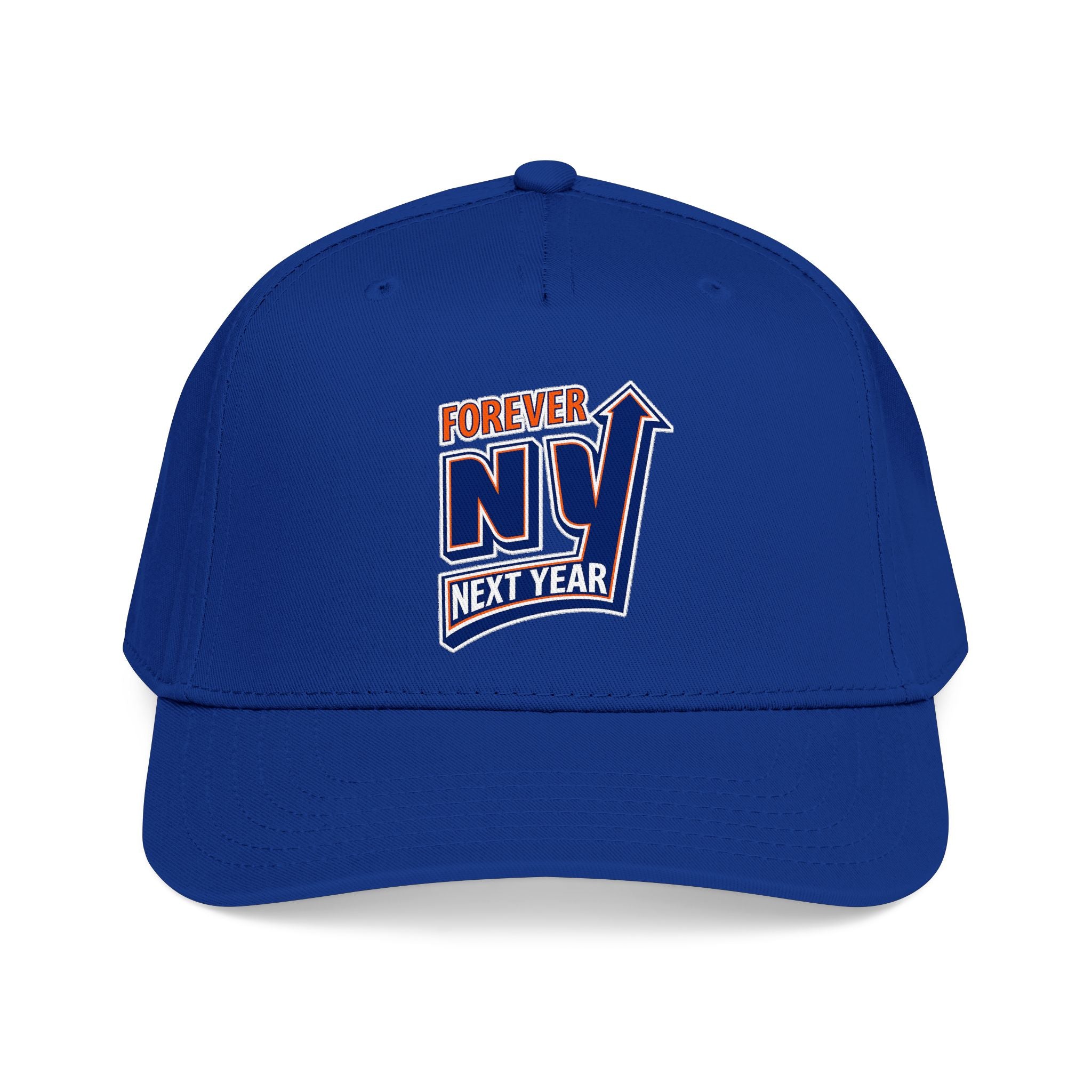 Queens Baseball "Forever NY, Forever Next Year" Embroidered Patch Hat