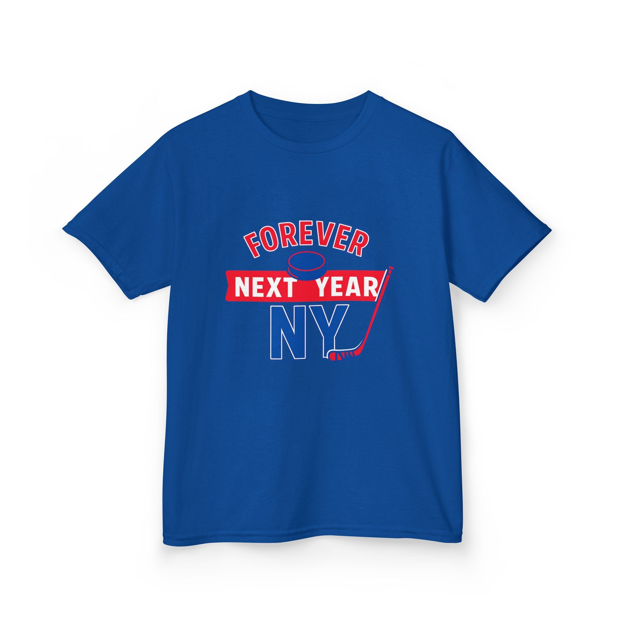 Kids Tee — "Forever Next Year NY" Hockey Shirt