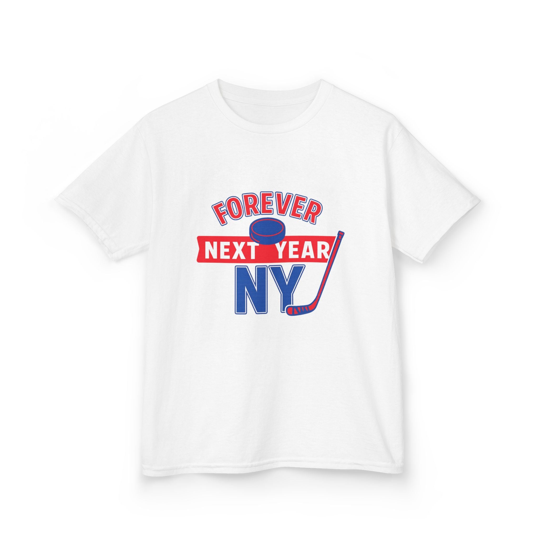 Kids Tee — "Forever Next Year NY" Hockey Shirt