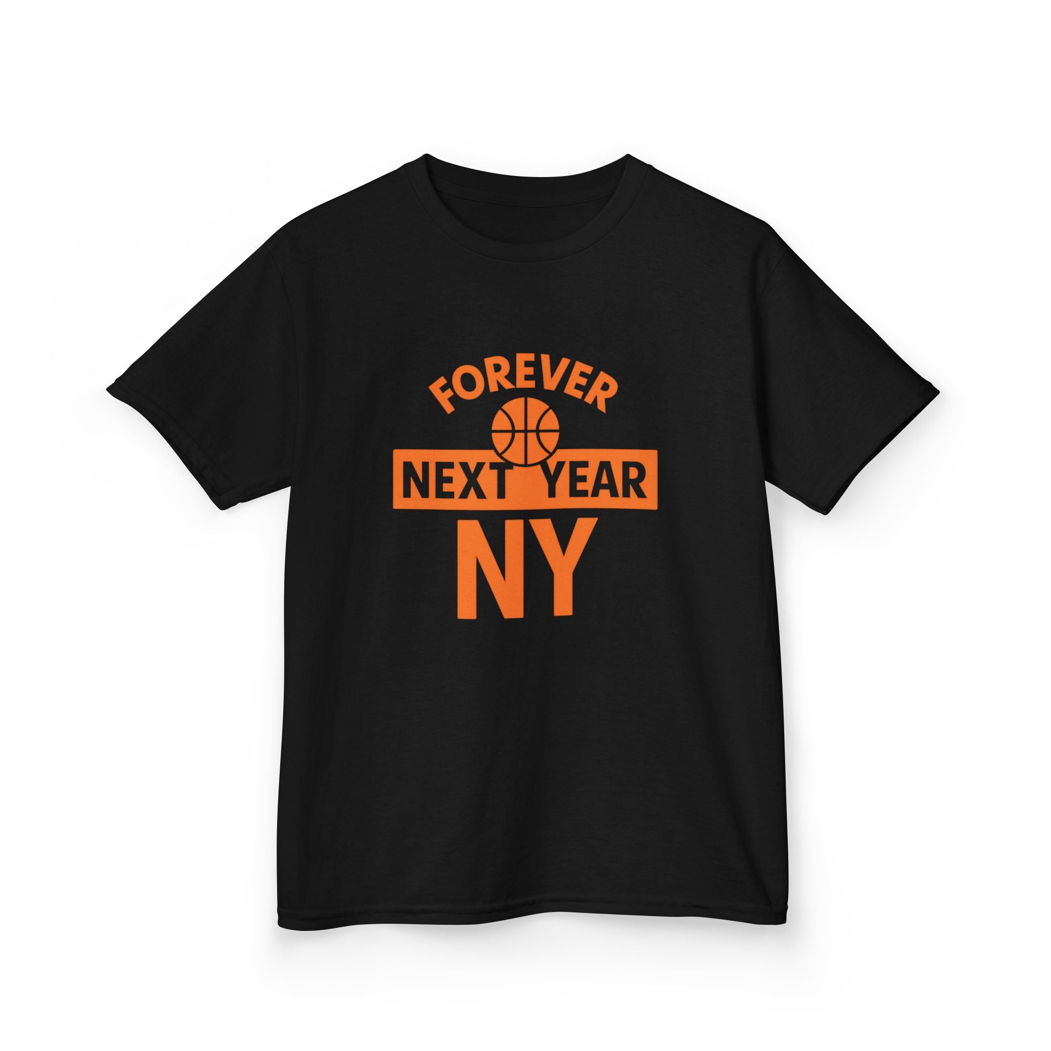 Kids Tee — "Forever Next Year NY" Basketball Shirt