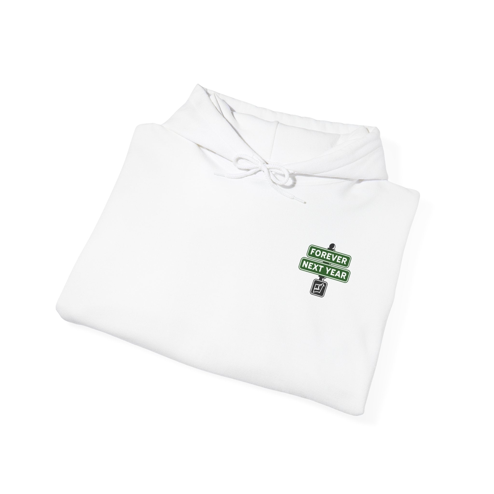 Queens Baseball Graphic Hoodie — 'Forever Next Year' Streetwear