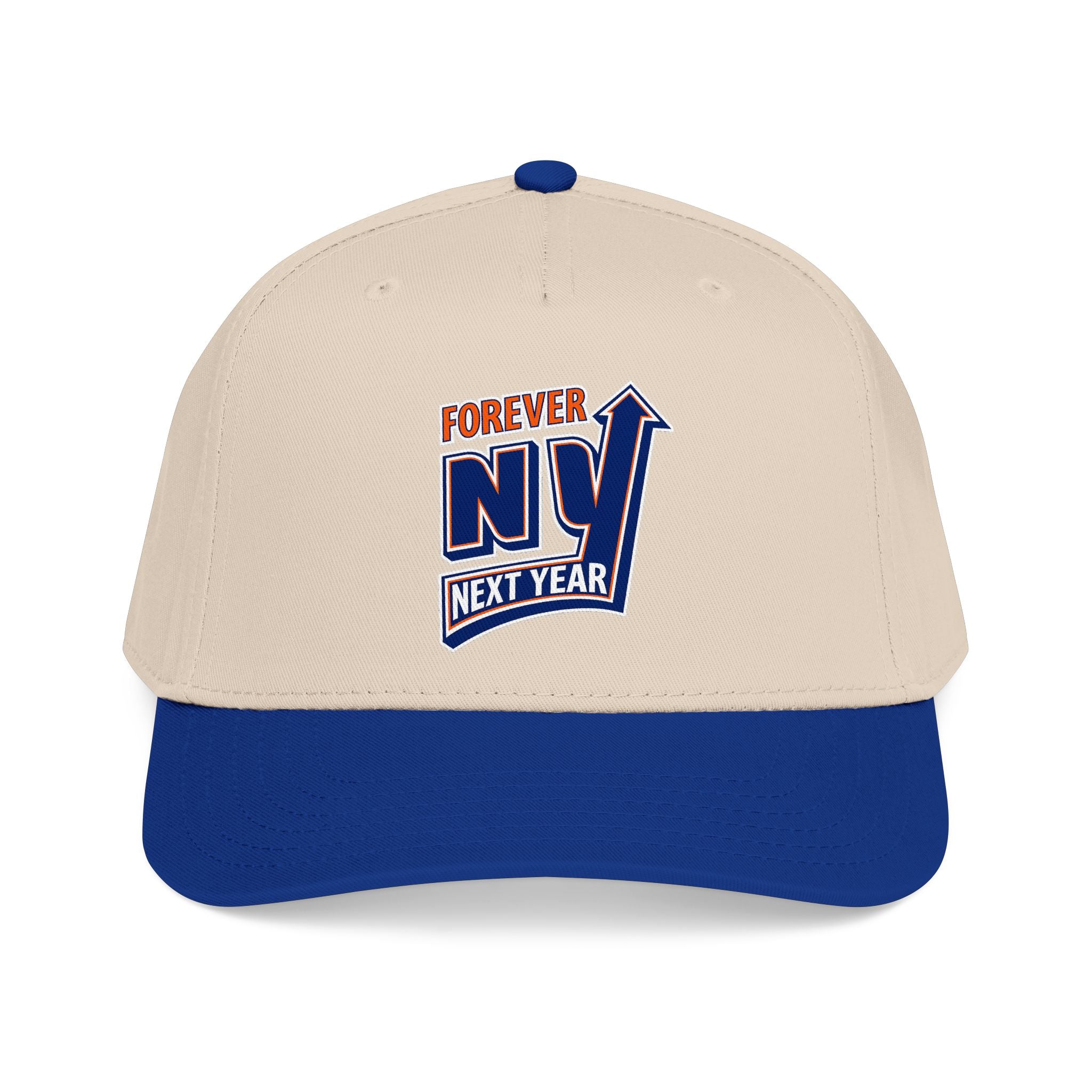 Queens Baseball "Forever NY, Forever Next Year" Embroidered Patch Hat