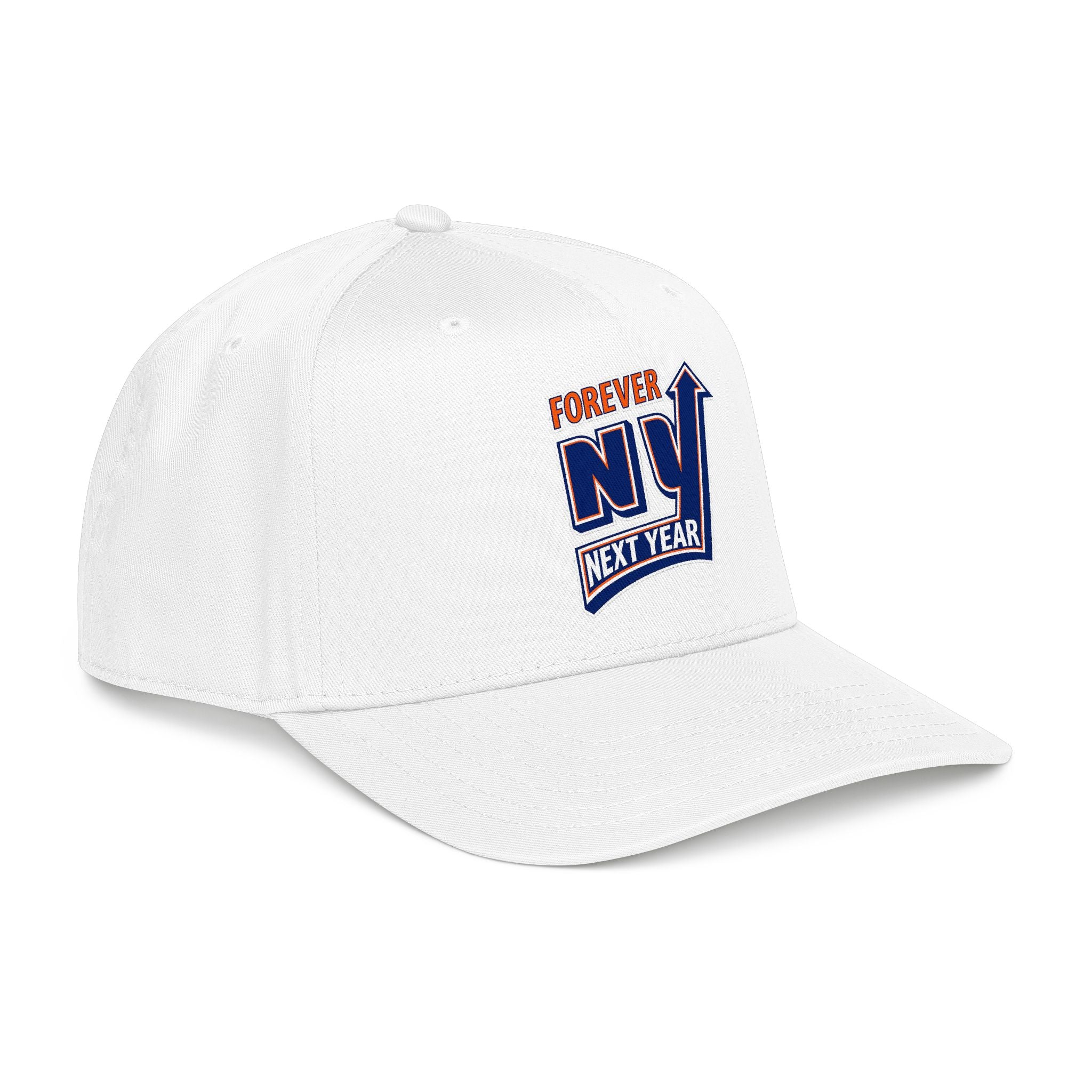 Queens Baseball "Forever NY, Forever Next Year" Embroidered Patch Hat