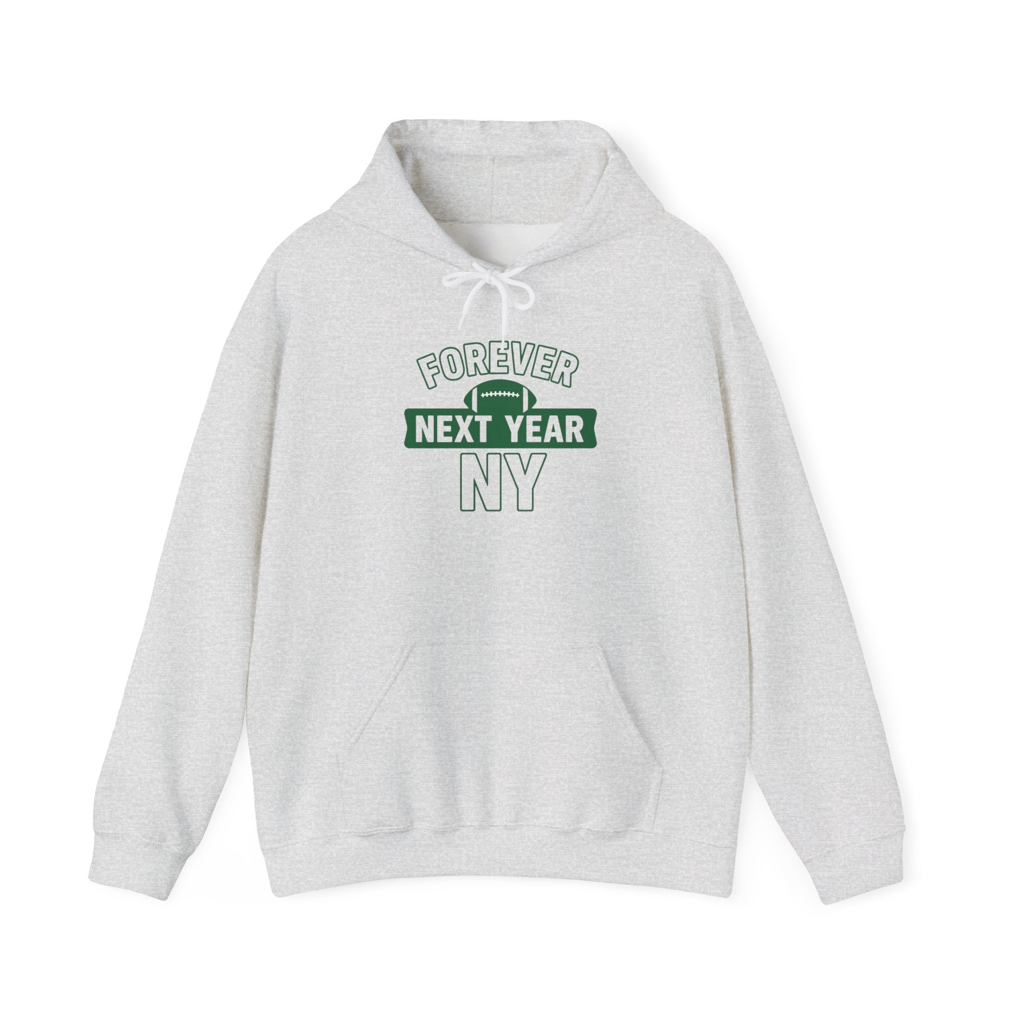 Hoodie - Football Edition, Black and Green, White and Green, Unisex Sweatshirt, Gift for Fans, Cozy Fall Hoodie, Forever Next Year NY™