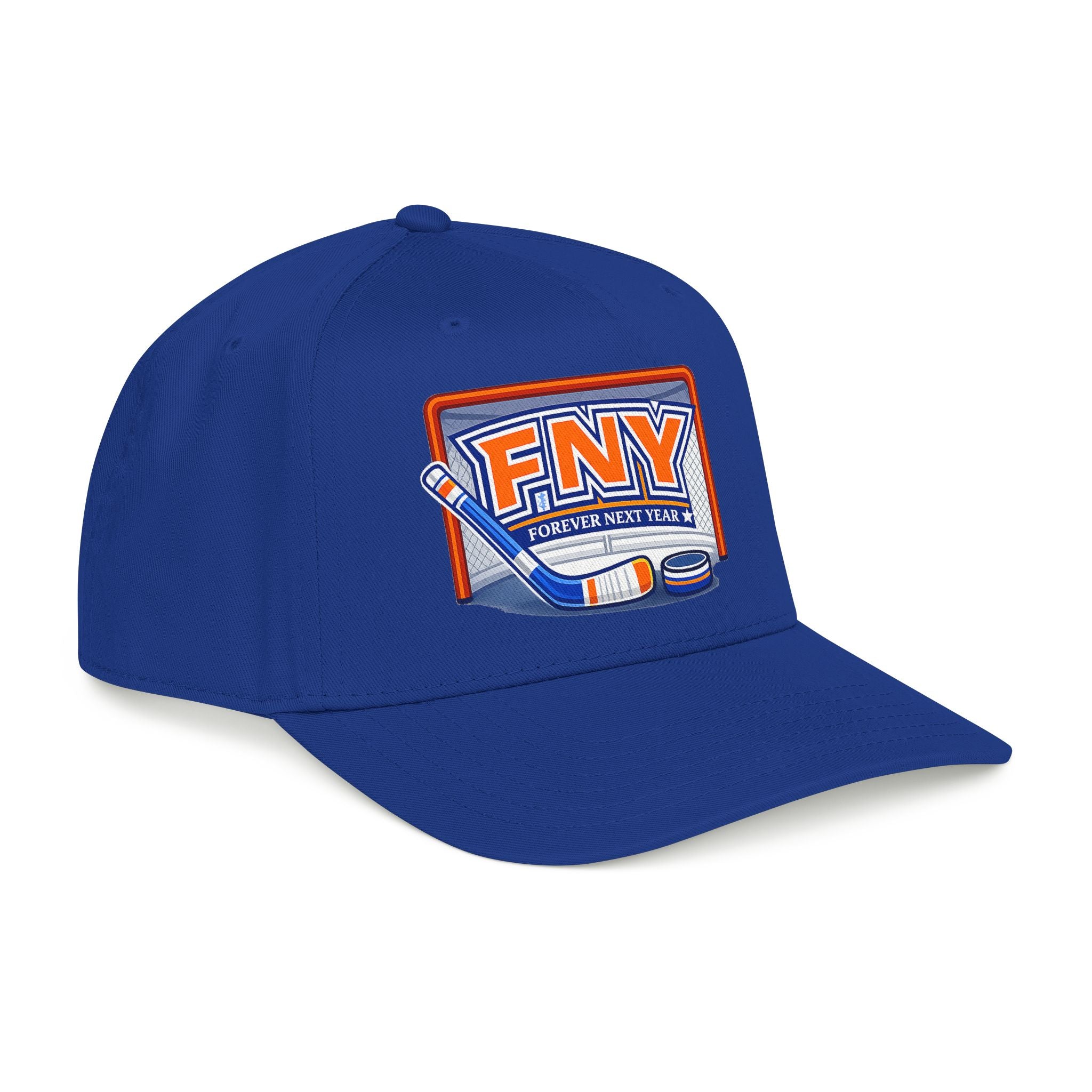 NY Hockey, Orange, White, and Blue, FNY Hat