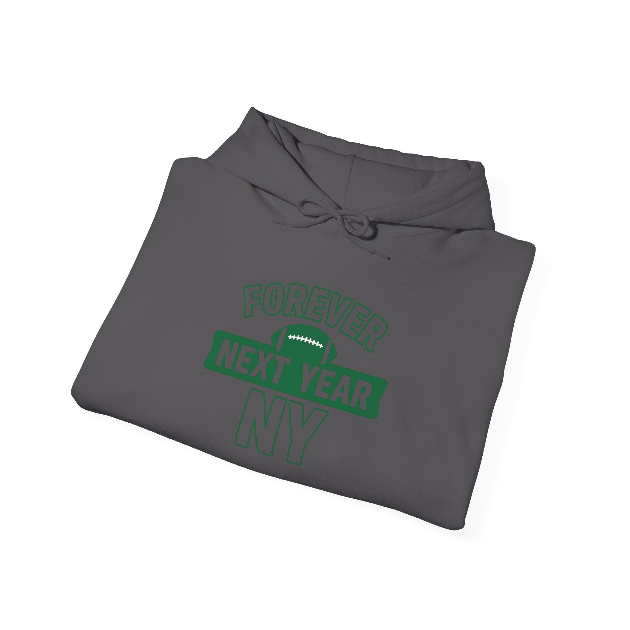 Hoodie - Football Edition, Black and Green, White and Green, Unisex Sweatshirt, Gift for Fans, Cozy Fall Hoodie, Forever Next Year NY™