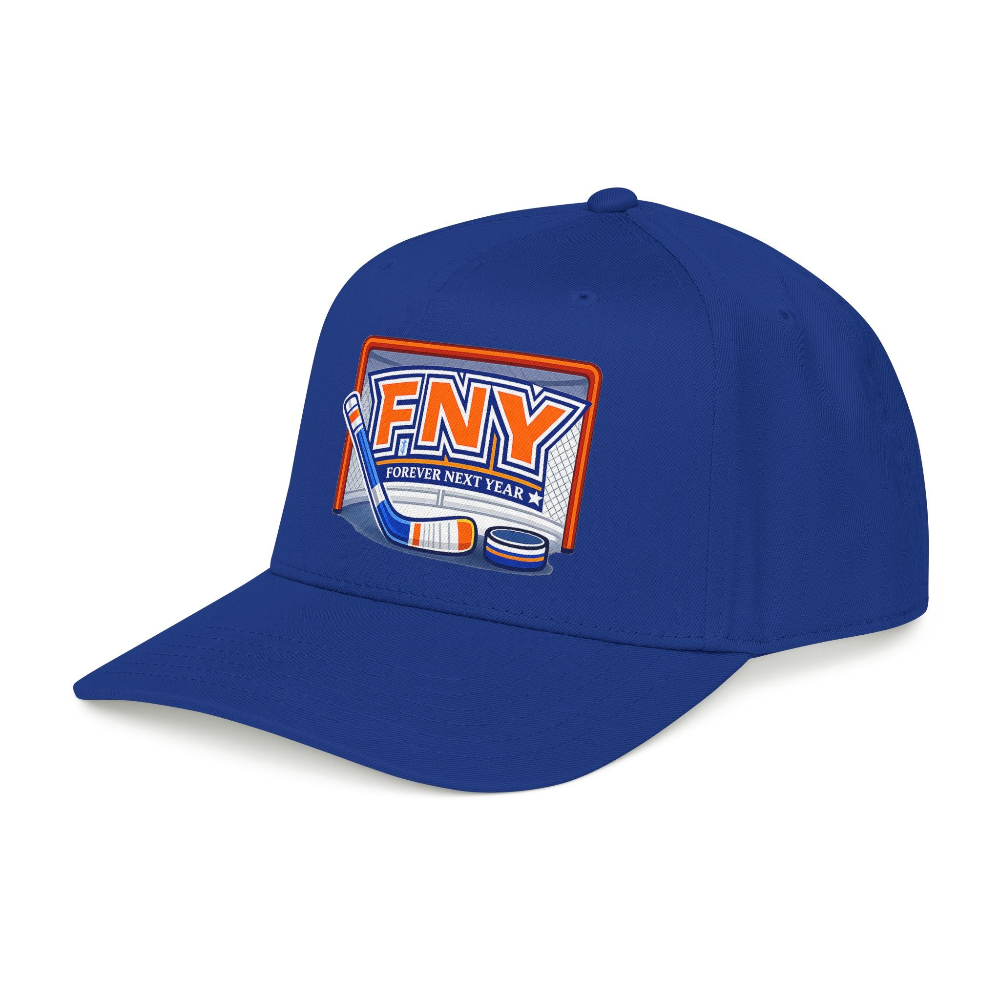 NY Hockey, Orange, White, and Blue, FNY Hat