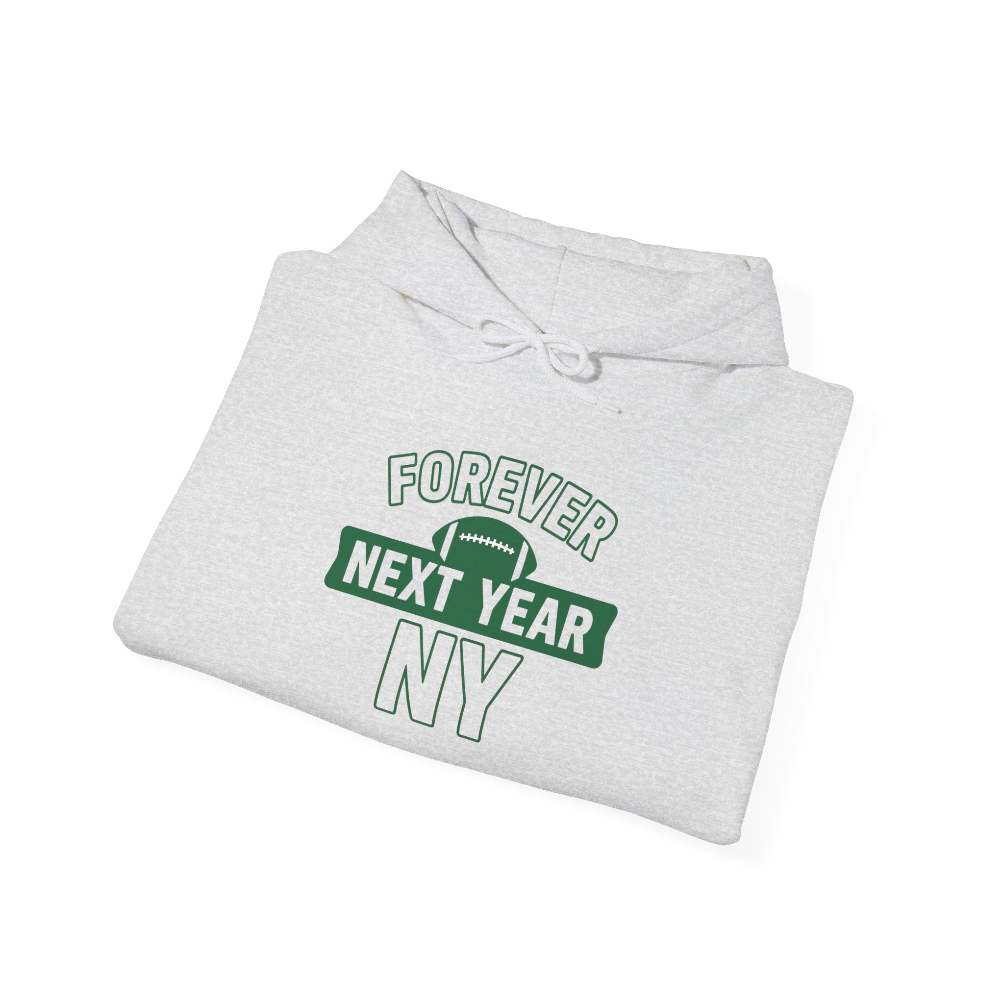 Hoodie - Football Edition, Black and Green, White and Green, Unisex Sweatshirt, Gift for Fans, Cozy Fall Hoodie, Forever Next Year NY™