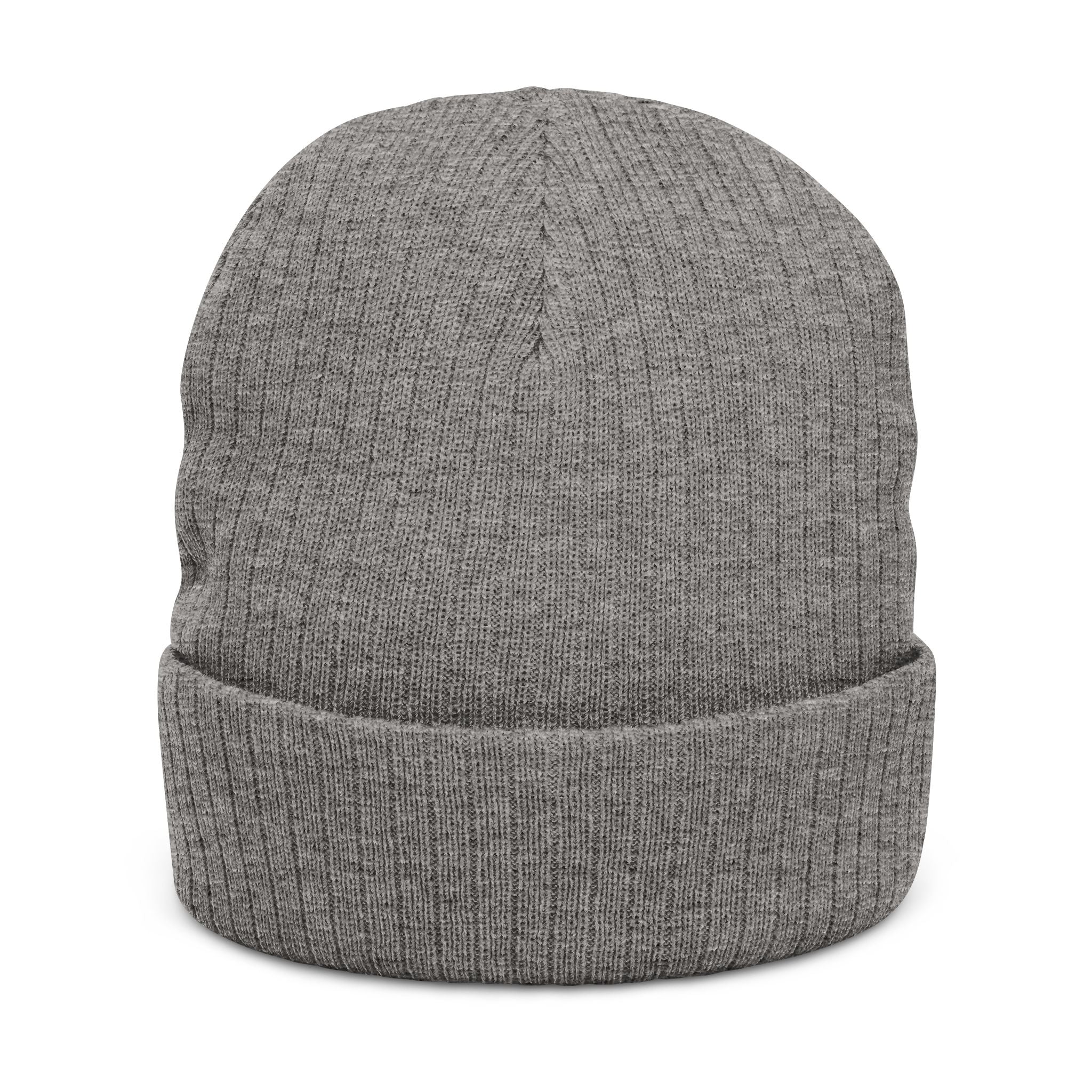 Forever Next Year Knit Beanie, Blue and Orange, Queens Baseball Edition — Embroidered Cuffed Winter Hat