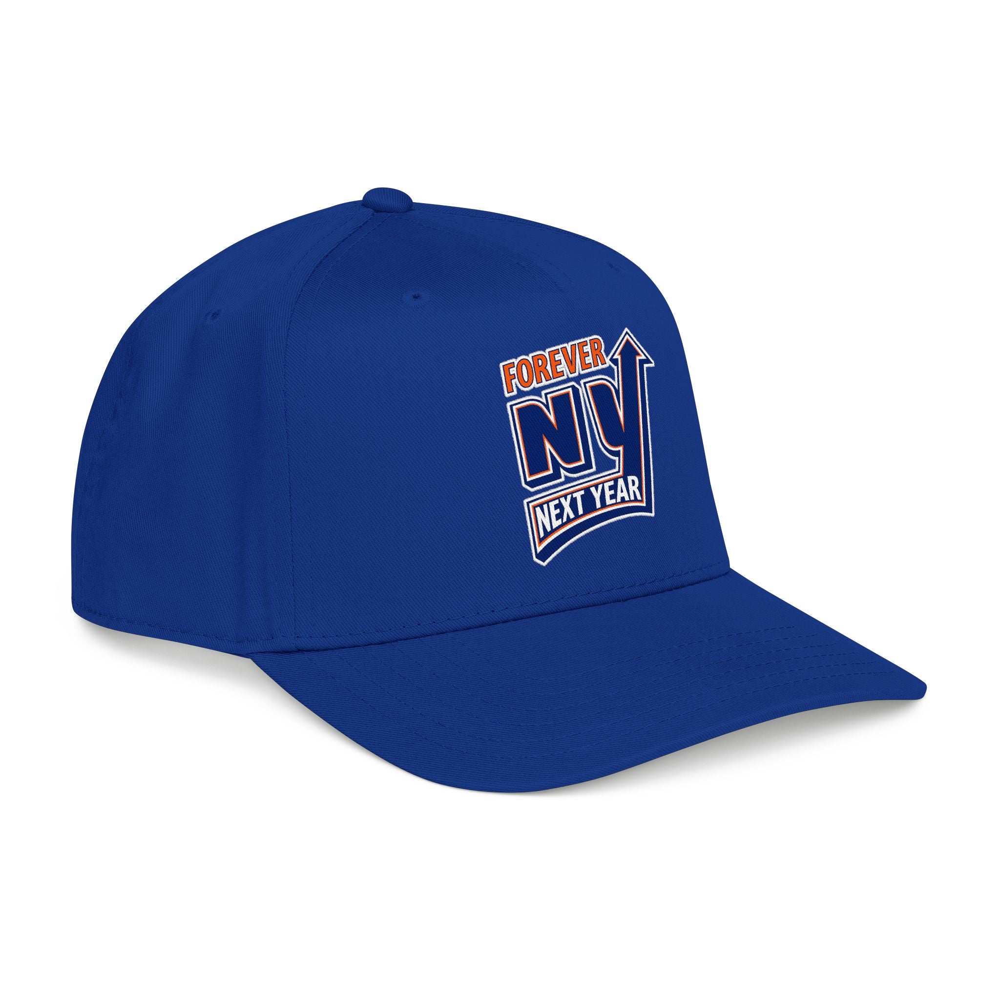 Queens Baseball "Forever NY, Forever Next Year" Embroidered Patch Hat