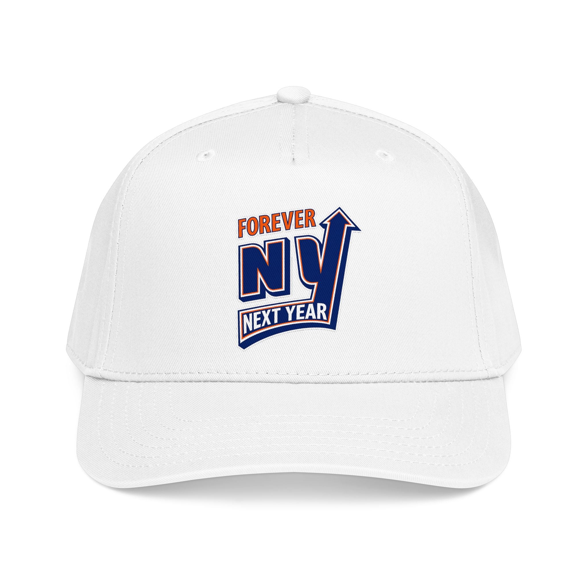 Queens Baseball "Forever NY, Forever Next Year" Embroidered Patch Hat