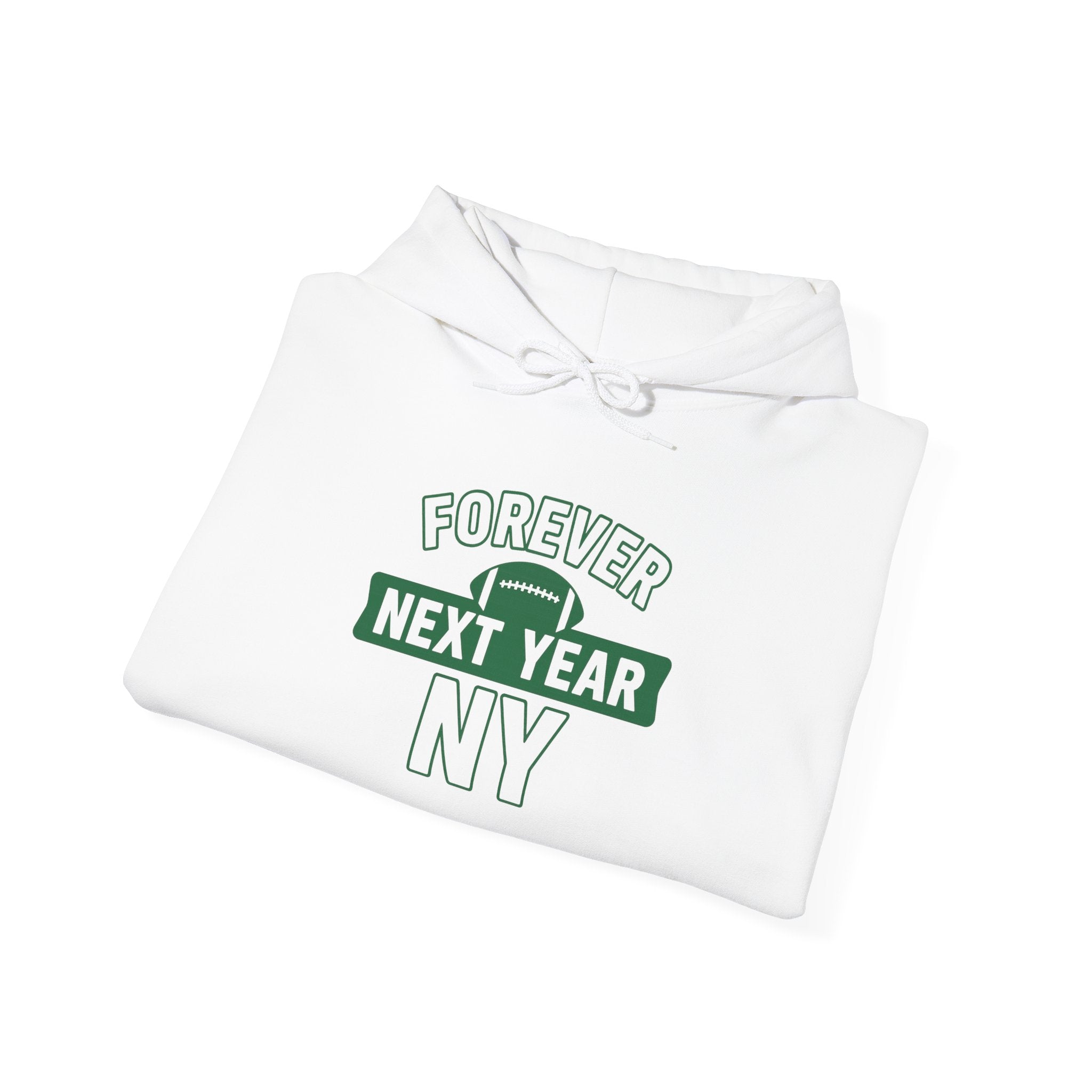Hoodie - Football Edition, Black and Green, White and Green, Unisex Sweatshirt, Gift for Fans, Cozy Fall Hoodie, Forever Next Year NY™