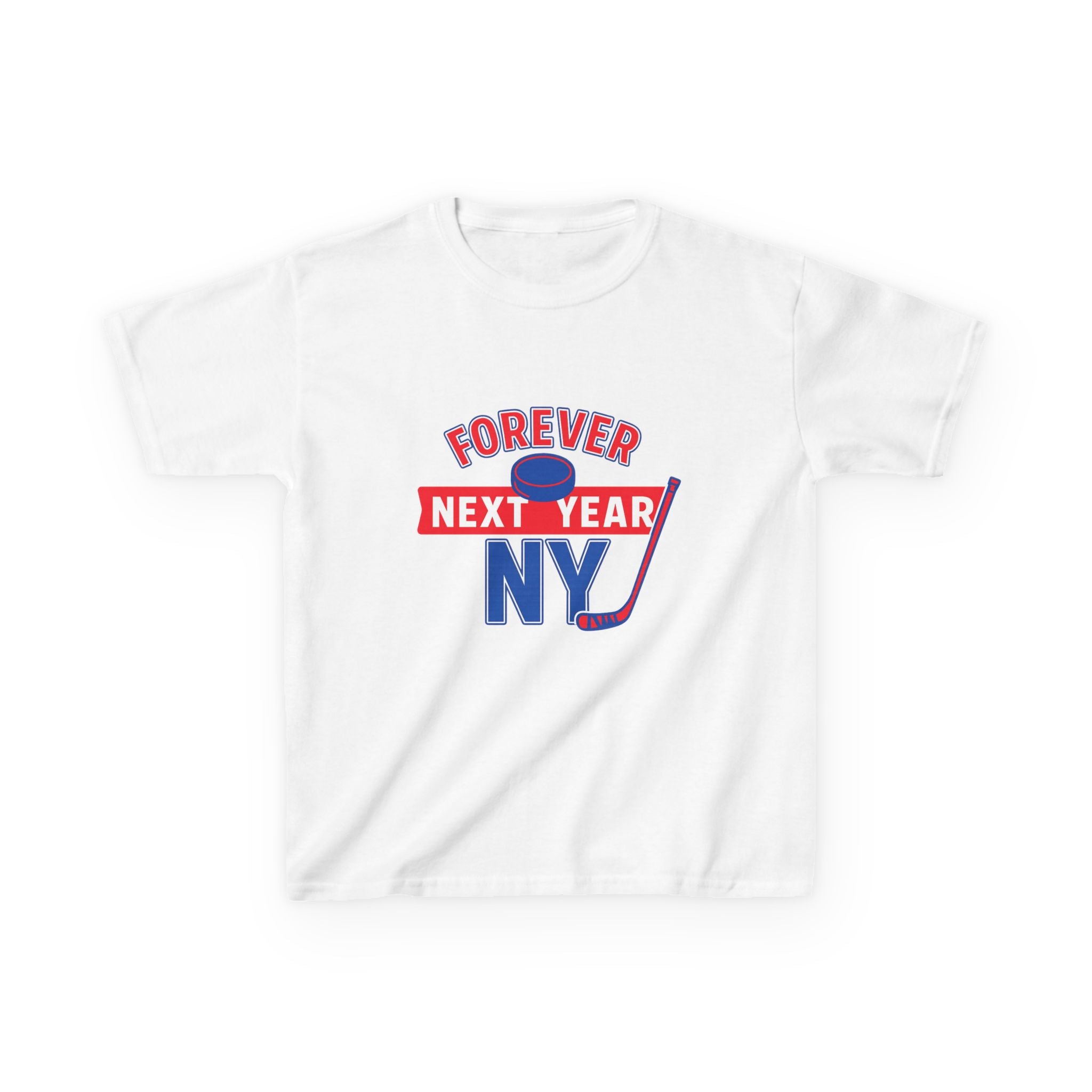 Kids Tee — "Forever Next Year NY" Hockey Shirt