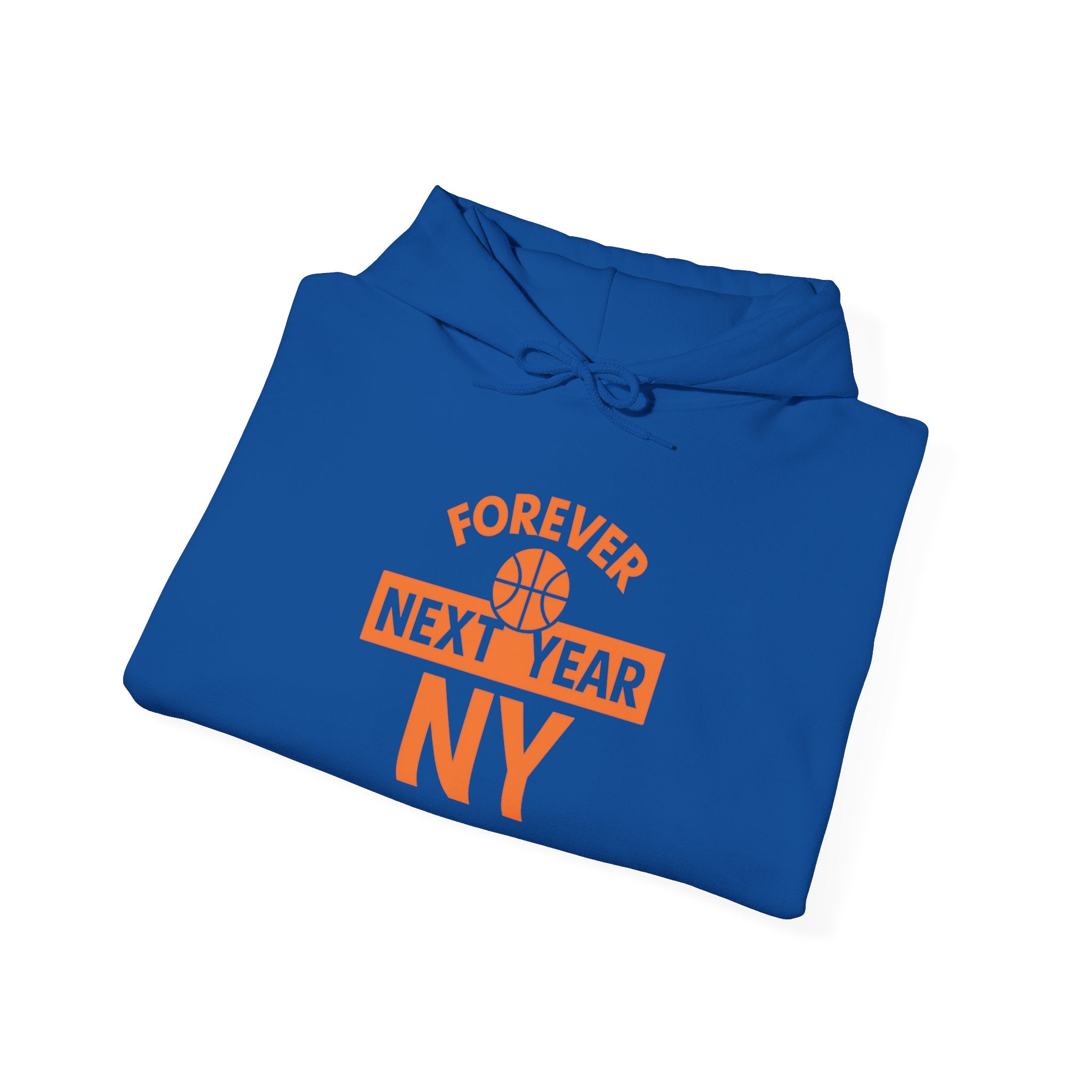 Hoodie - Basketball Edition, Blue and Orange, Black and Orange, Unisex Sweatshirt, Gift for Fans, Cozy Fall Hoodie, Forever Next Year NY™