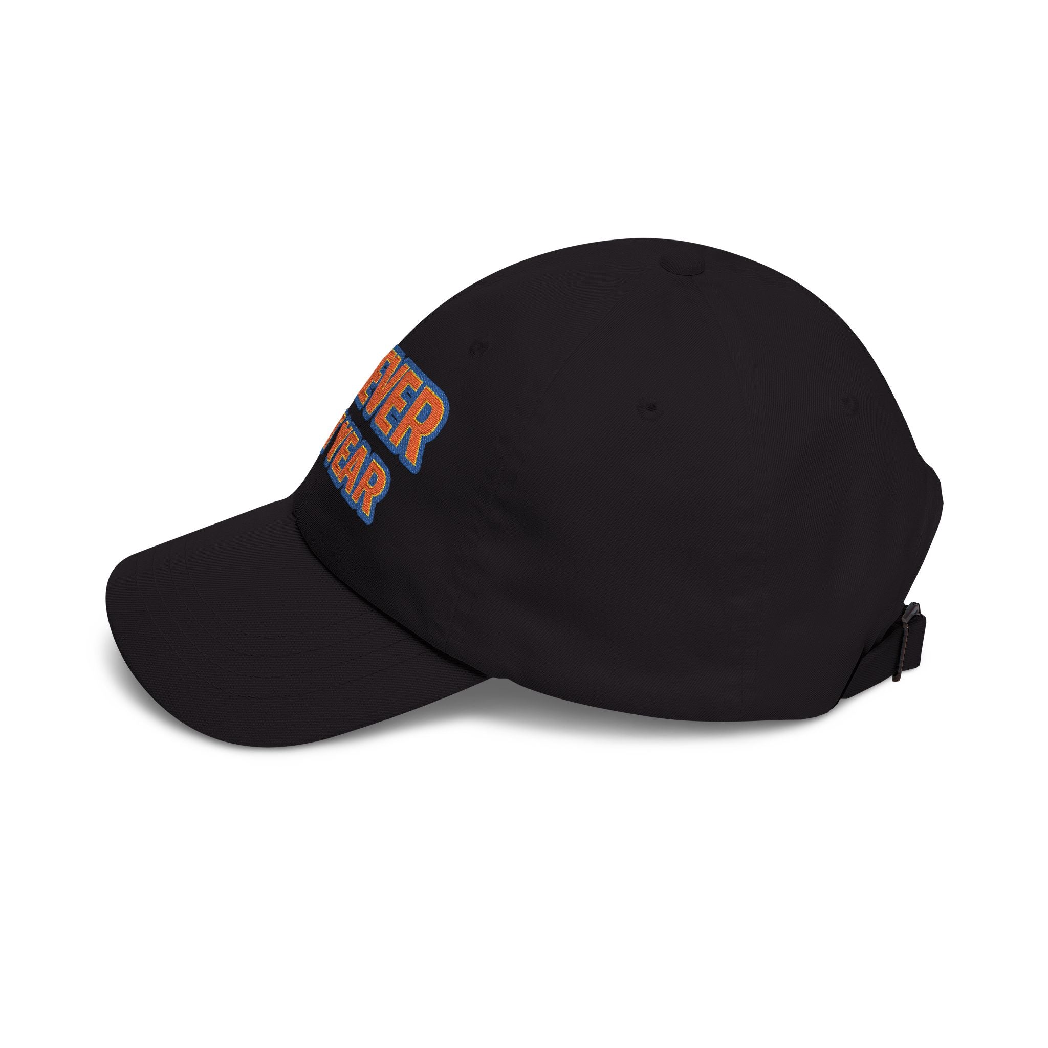 Queens Baseball 'Forever Next Year' Dad Cap – Embroidered White Adjustable NY Baseball Hat