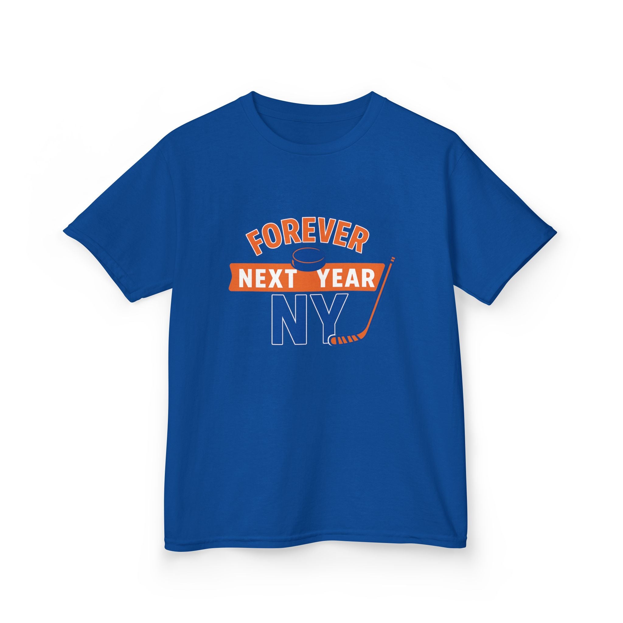 Kids Tee — "Forever Next Year NY" Hockey Shirt