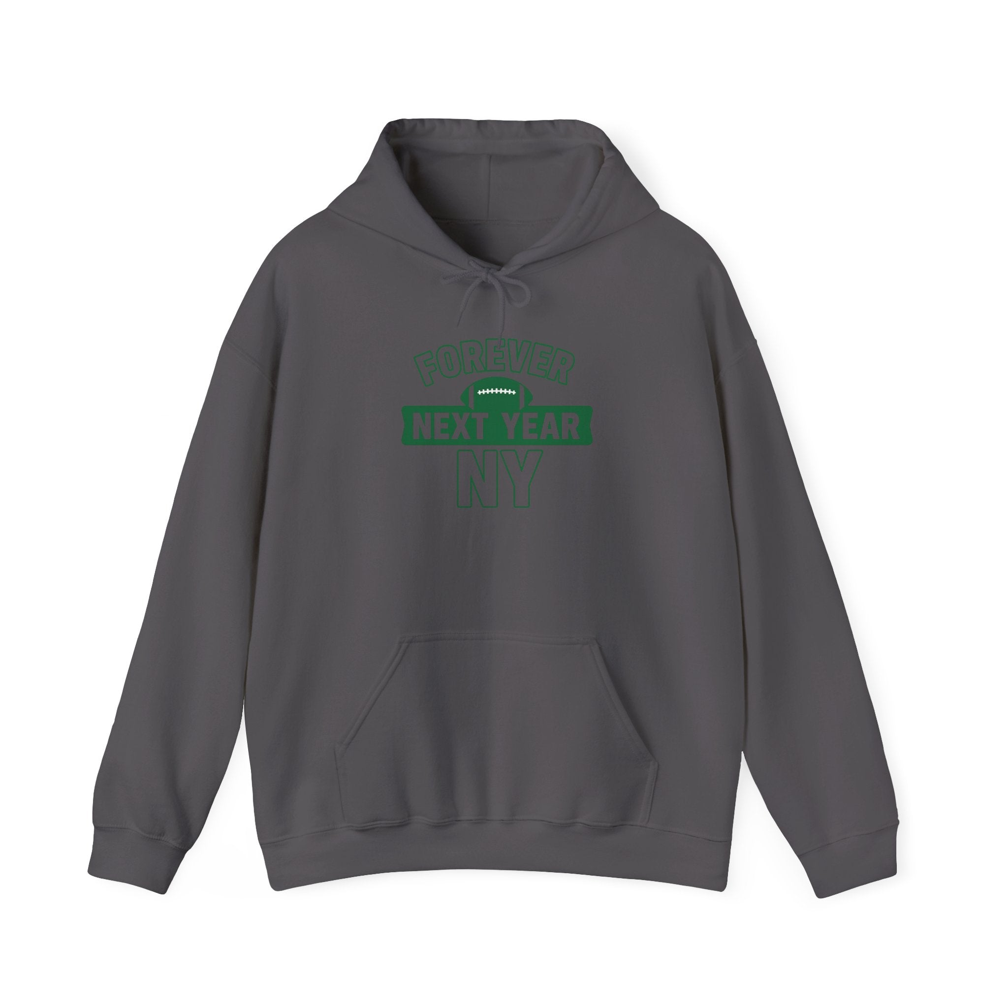 Hoodie - Football Edition, Black and Green, White and Green, Unisex Sweatshirt, Gift for Fans, Cozy Fall Hoodie, Forever Next Year NY™