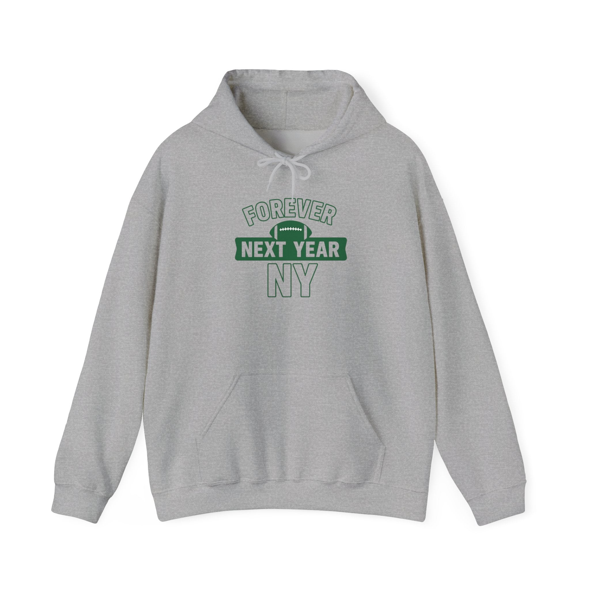 Hoodie - Football Edition, Black and Green, White and Green, Unisex Sweatshirt, Gift for Fans, Cozy Fall Hoodie, Forever Next Year NY™