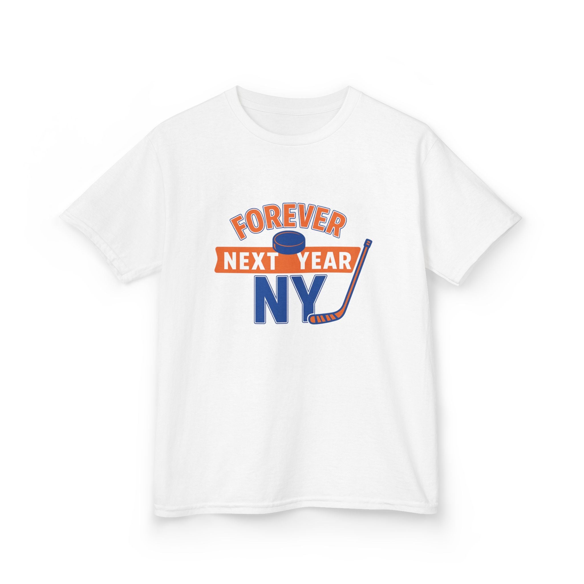 Kids Tee — "Forever Next Year NY" Hockey Shirt