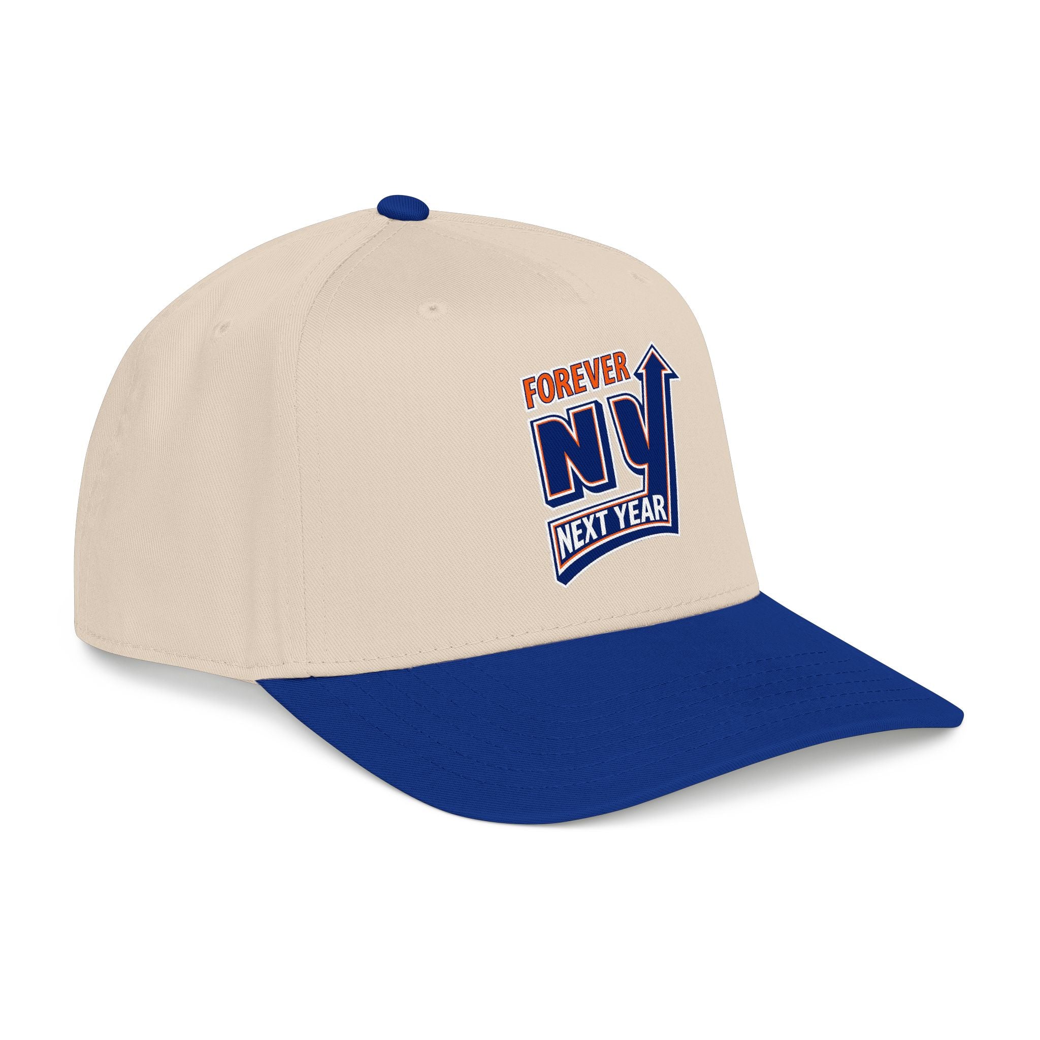 Queens Baseball "Forever NY, Forever Next Year" Embroidered Patch Hat