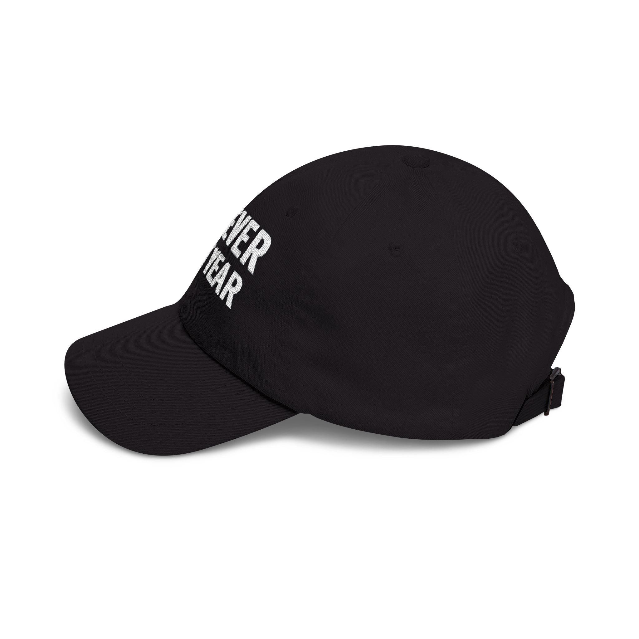 NY Football, Bronx Baseball 'Forever Next Year' Dad Cap – Embroidered White Adjustable Hat