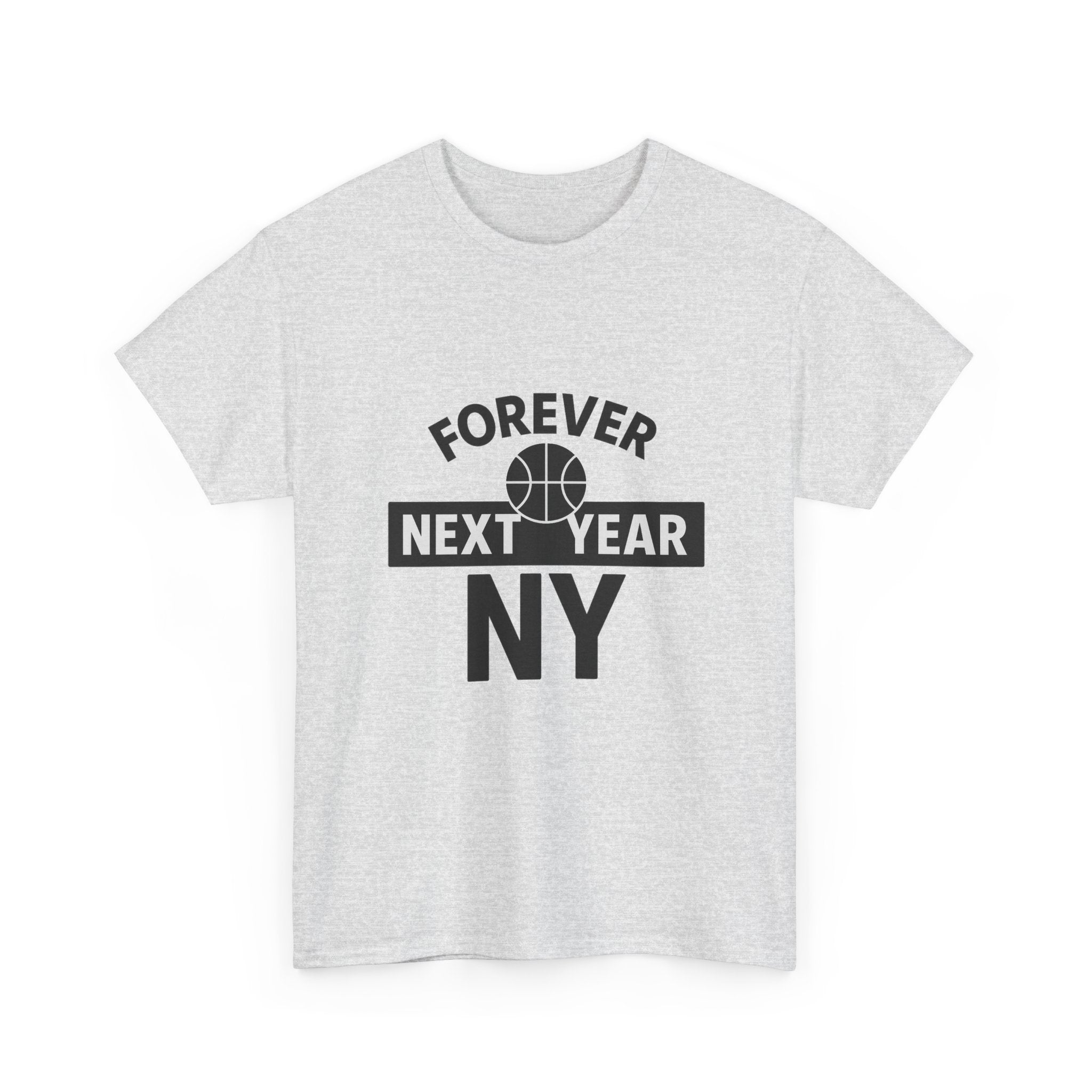 Forever Next Year NY Football Tee - Football Fan Edition, Blue and Red, Unisex Cotton T-Shirt, Sports Fan Gift, Game Day Apparel, Green Sportswear, Casual Wear