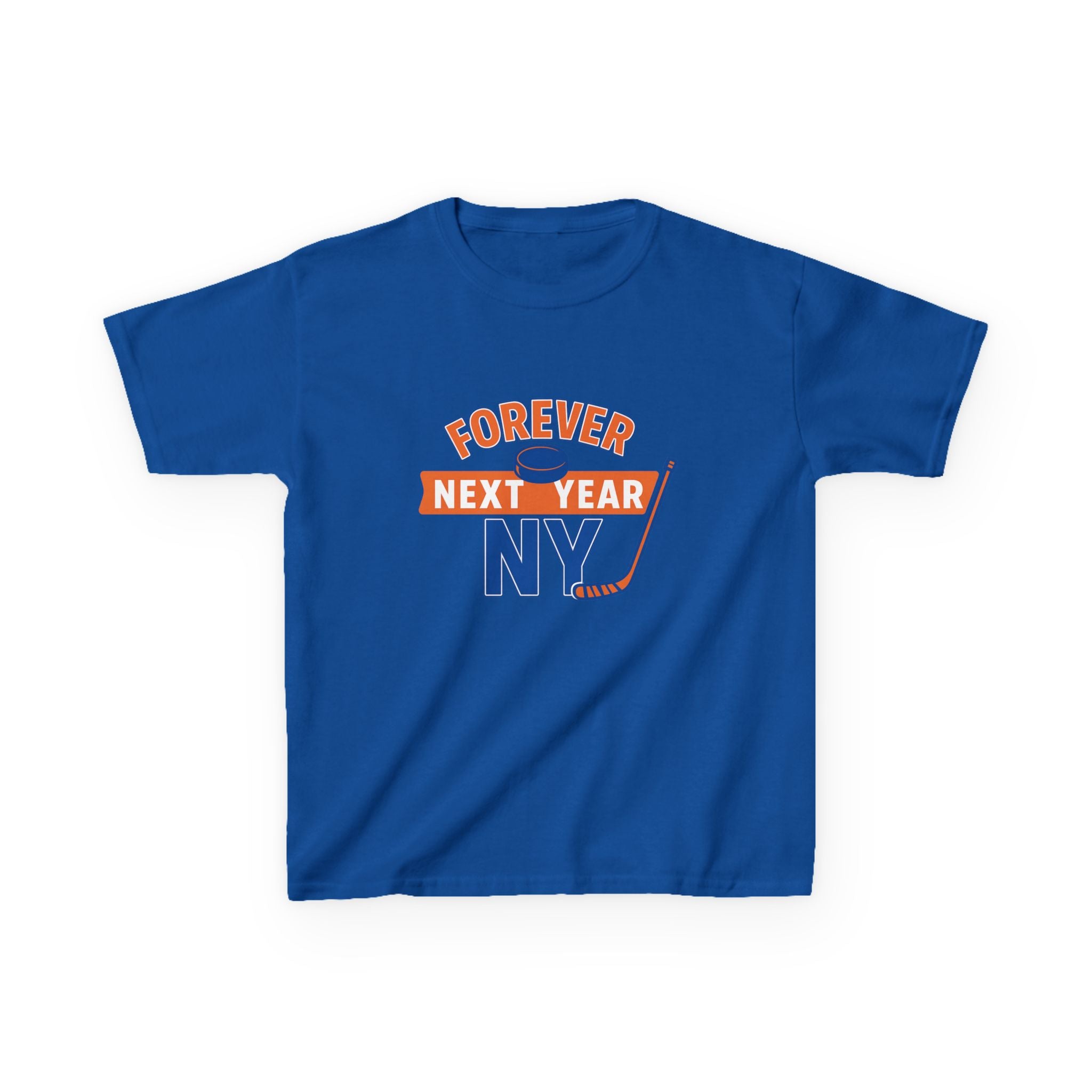 Kids Tee — "Forever Next Year NY" Hockey Shirt