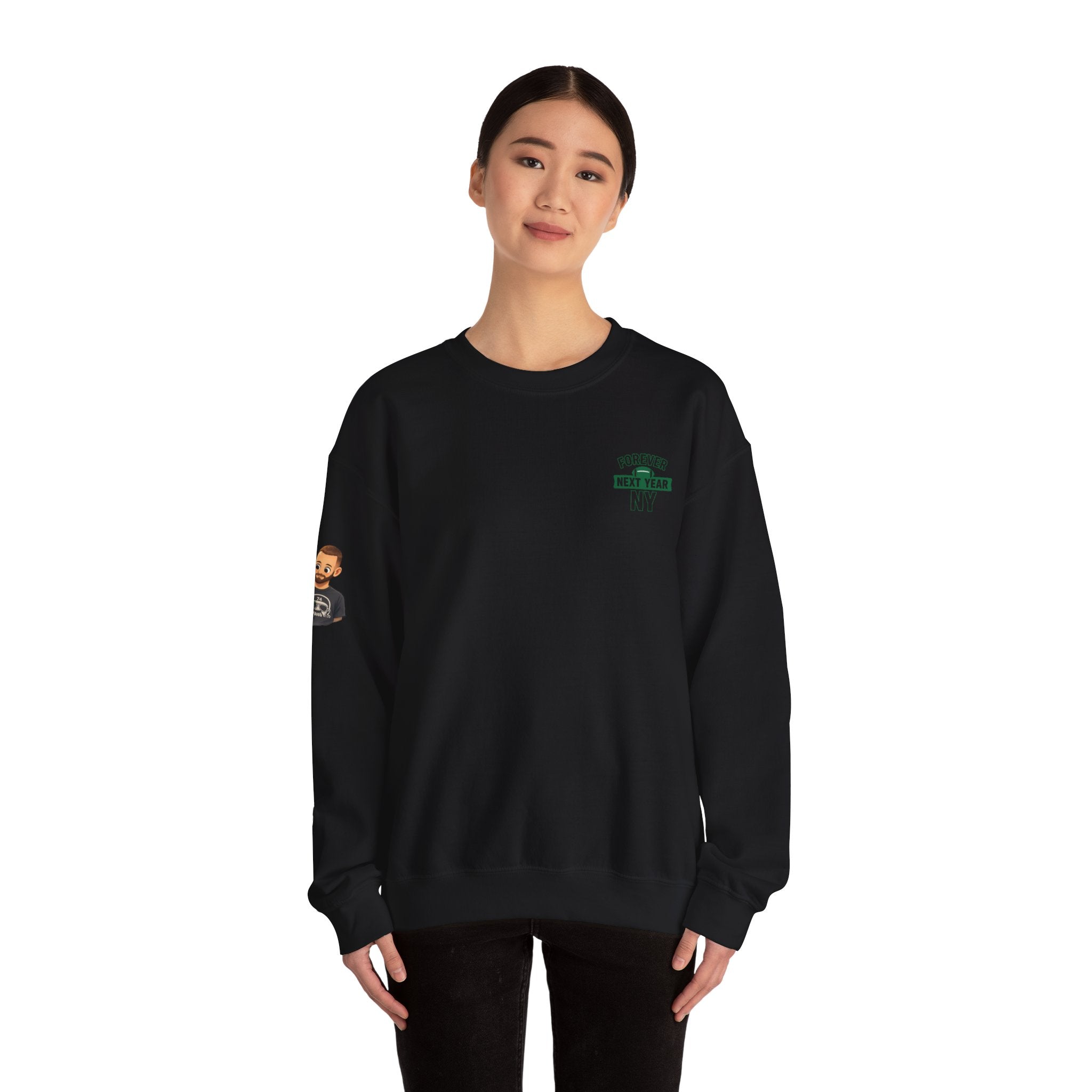 Jax and The Jets Crewneck Sweatshirt Black and White, Basketball Fan, Cozy Unisex Sweatshirt, Sports Apparel, Gift for Him/Her, Casual Wear, Football Fan Gear