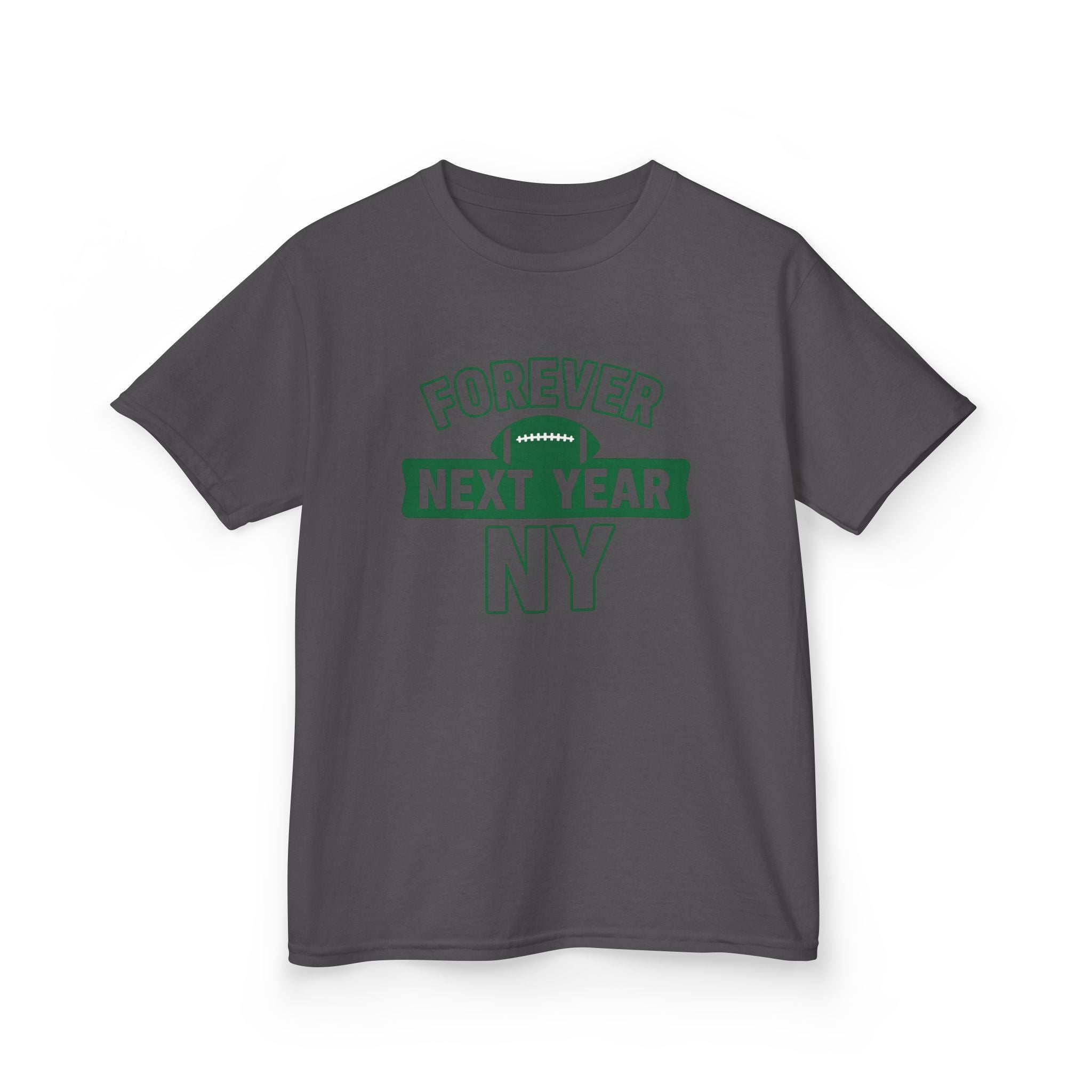 Kids Tee — "Forever Next Year NY" Football Shirt