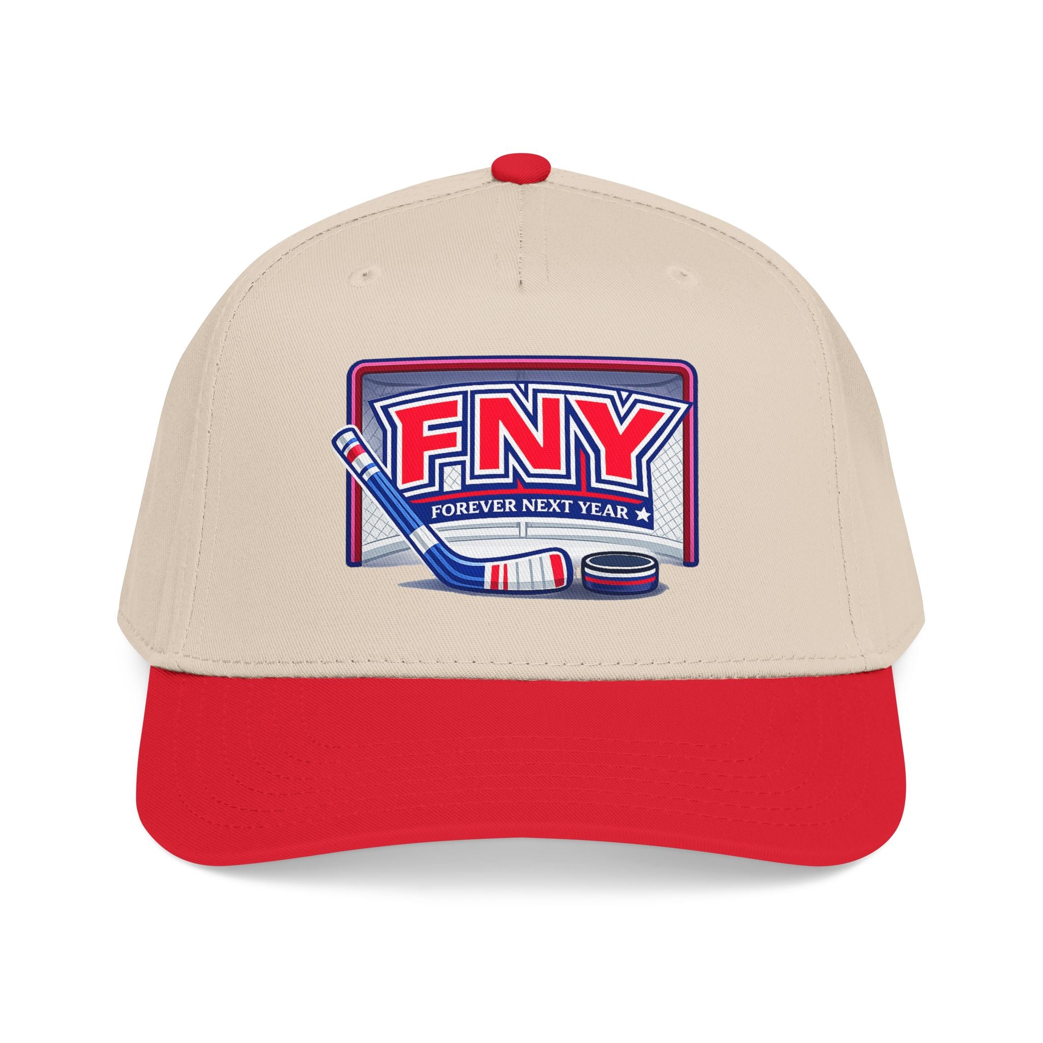NY Hockey, Red, White, and Blue Hat