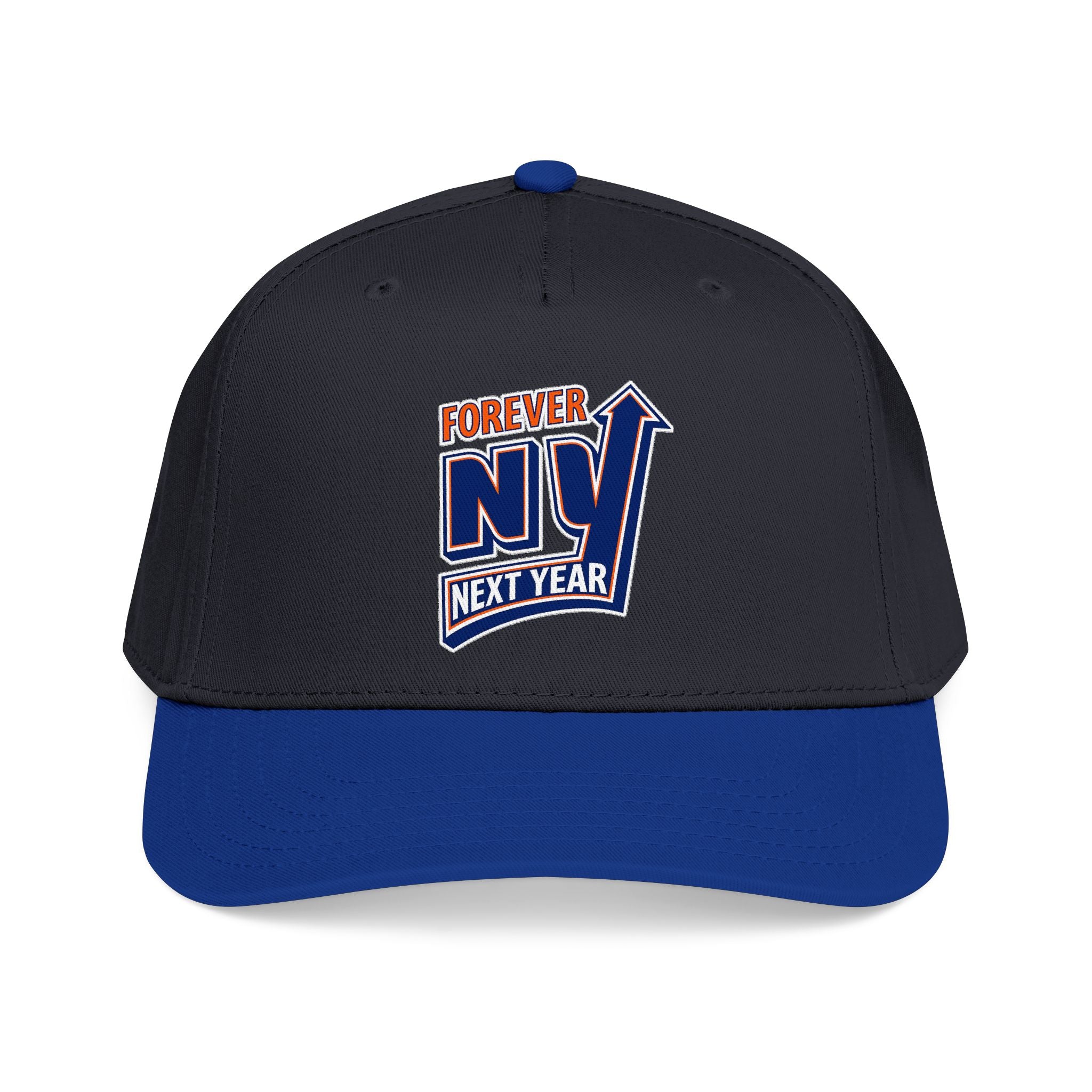 Queens Baseball "Forever NY, Forever Next Year" Embroidered Patch Hat