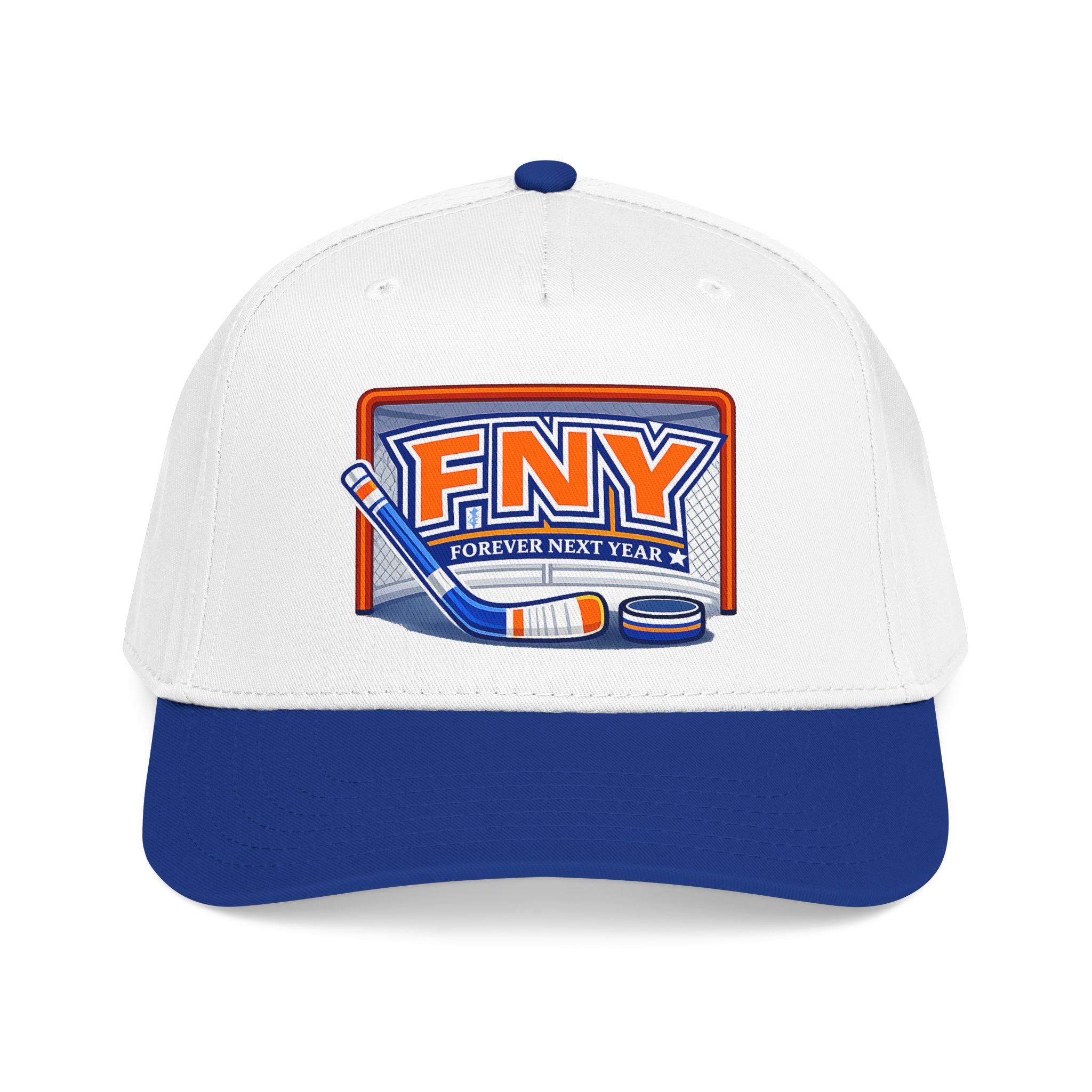 NY Hockey, Orange, White, and Blue, FNY Hat
