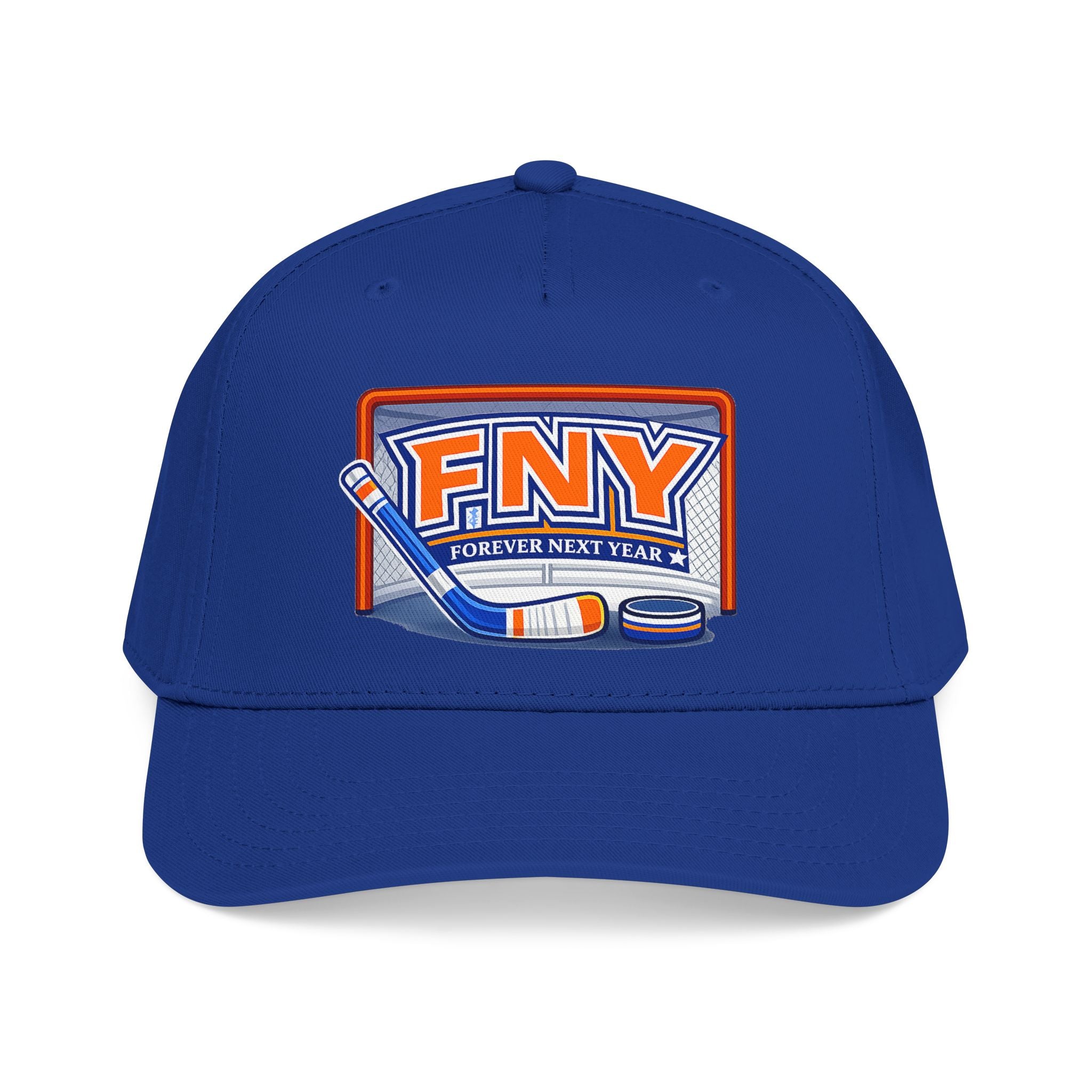 NY Hockey, Orange, White, and Blue, FNY Hat